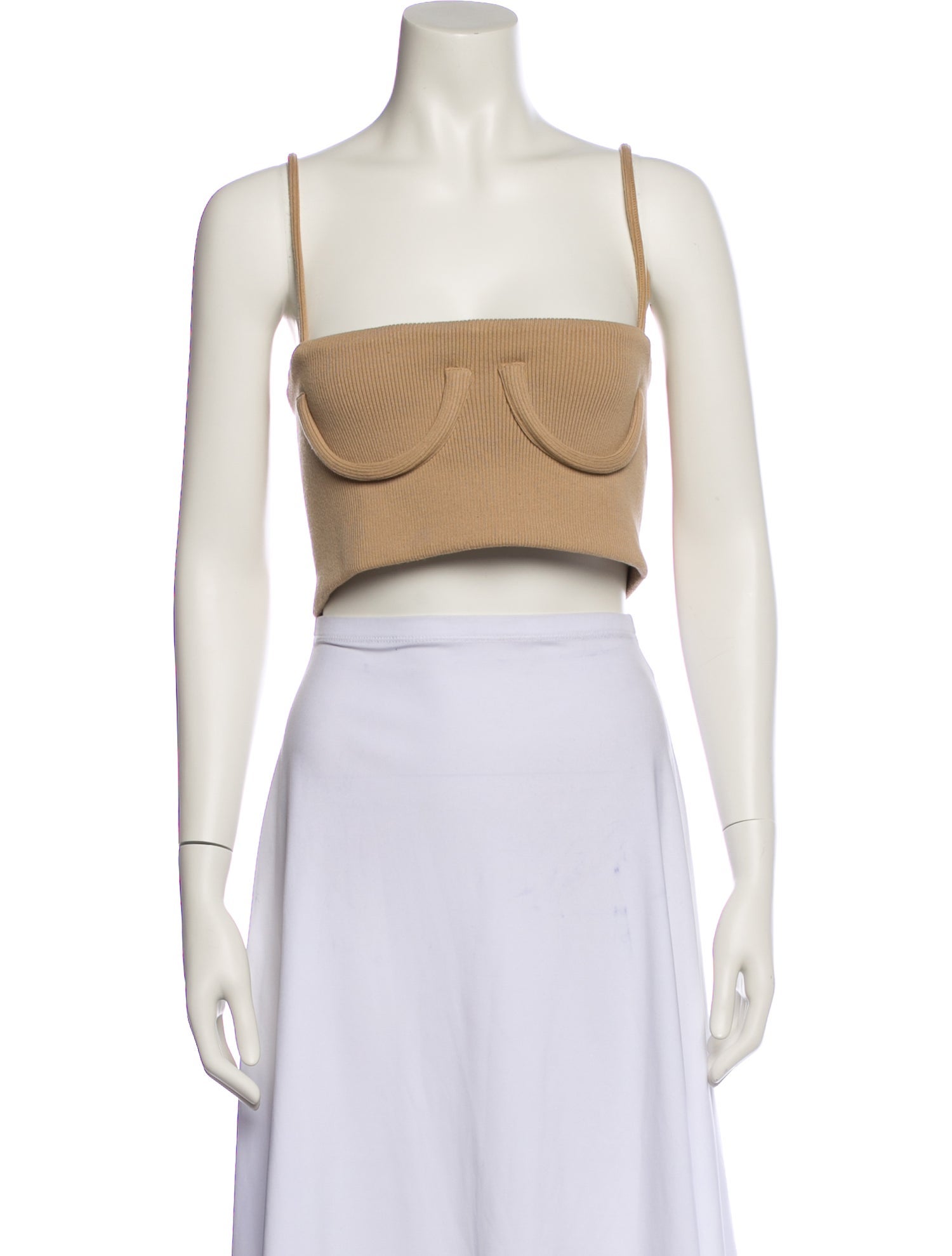 Orseund Iris Square Neckline Sleeveless Crop Top