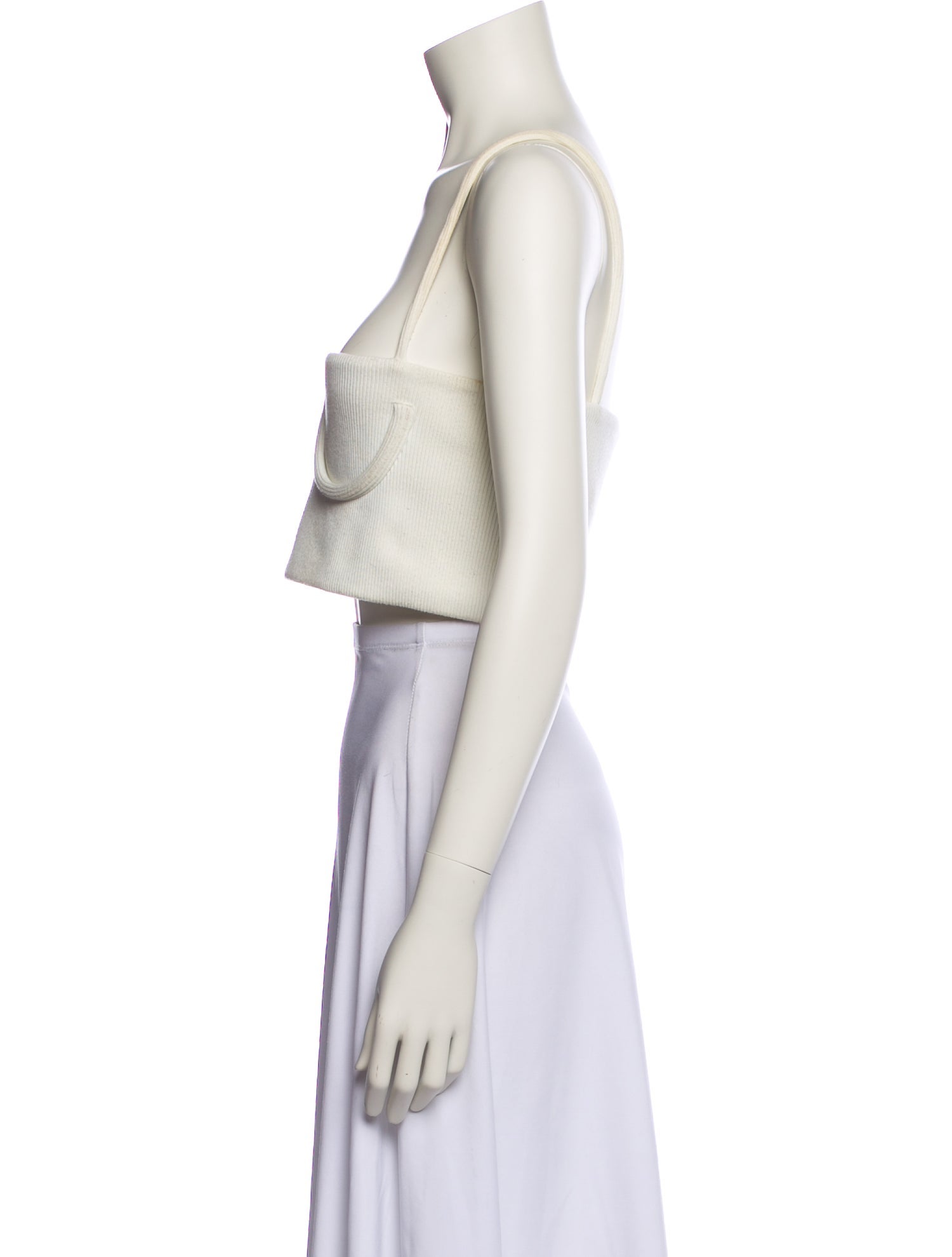 Orseund Iris Square Neckline Sleeveless Crop Top