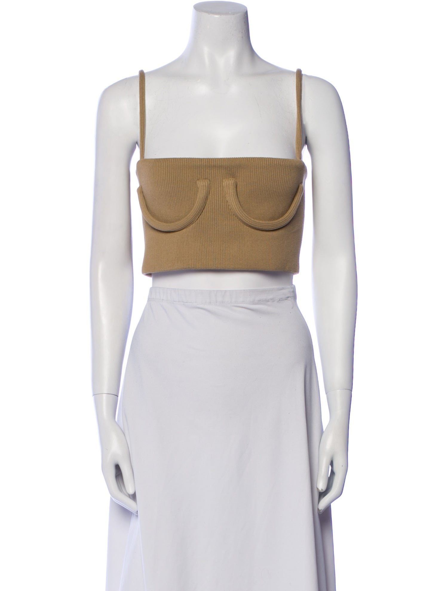 Orseund Iris Square Neckline Sleeveless Crop Top