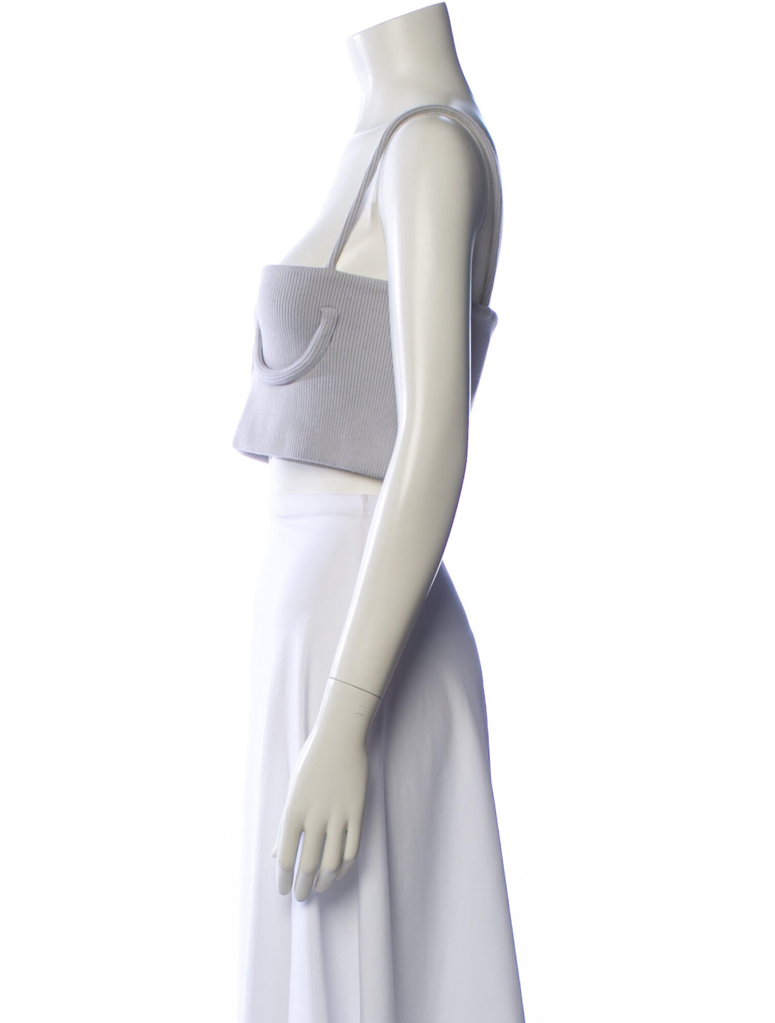 Orseund Iris Square Neckline Sleeveless Crop Top