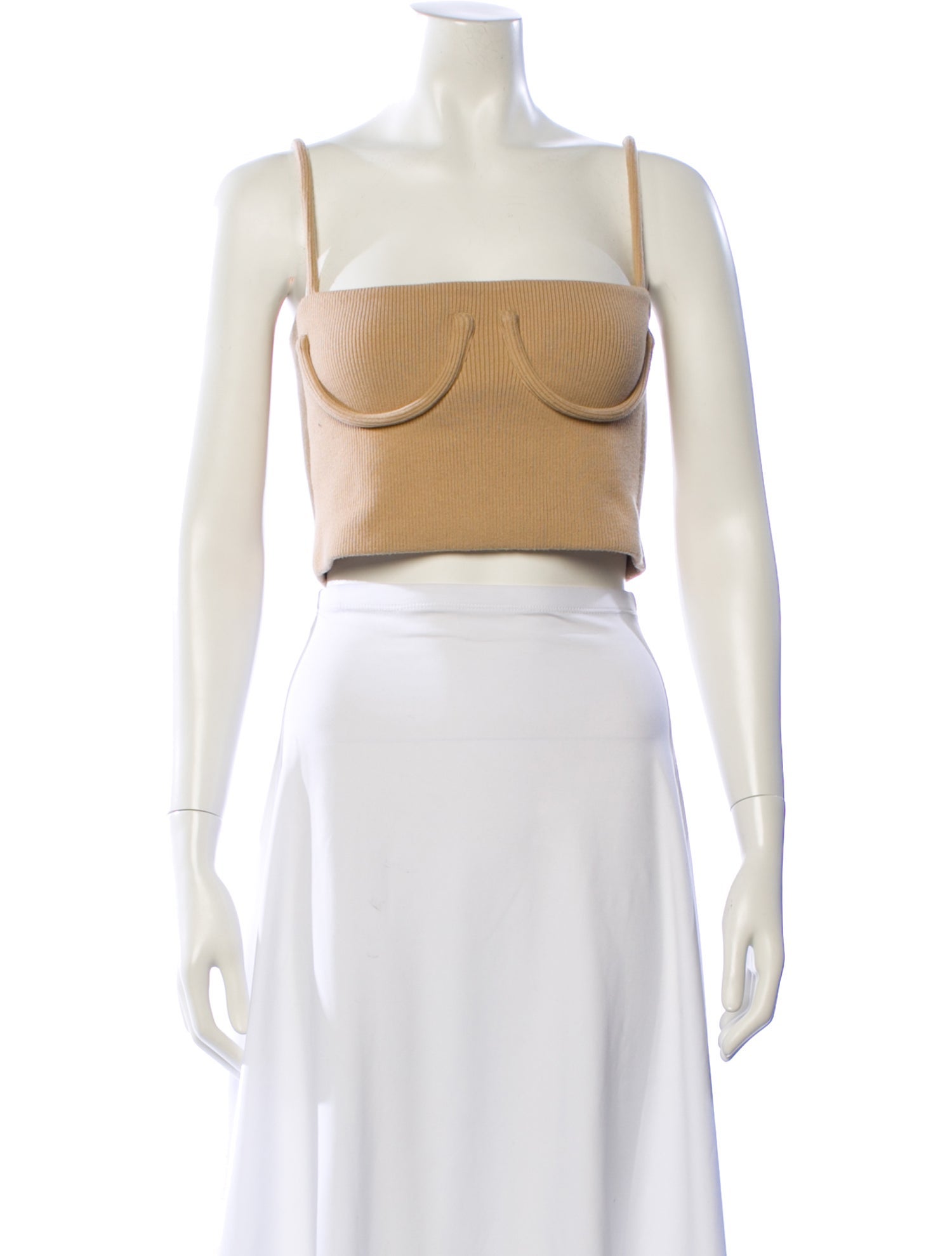 Orseund Iris Square Neckline Sleeveless Crop Top