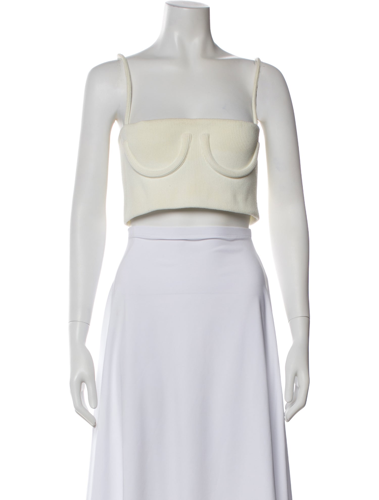 Orseund Iris Square Neckline Sleeveless Crop Top