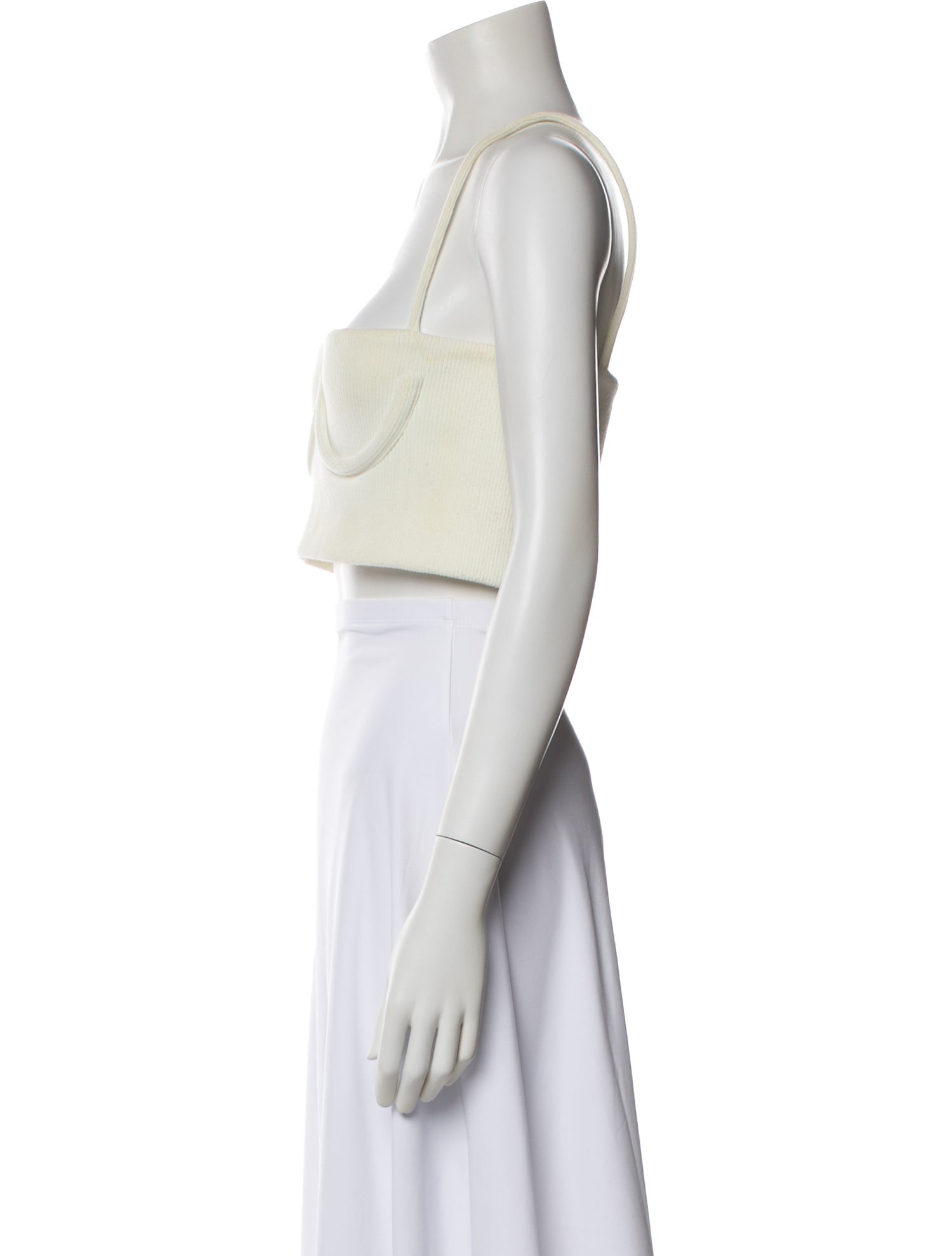 Orseund Iris Square Neckline Sleeveless Crop Top