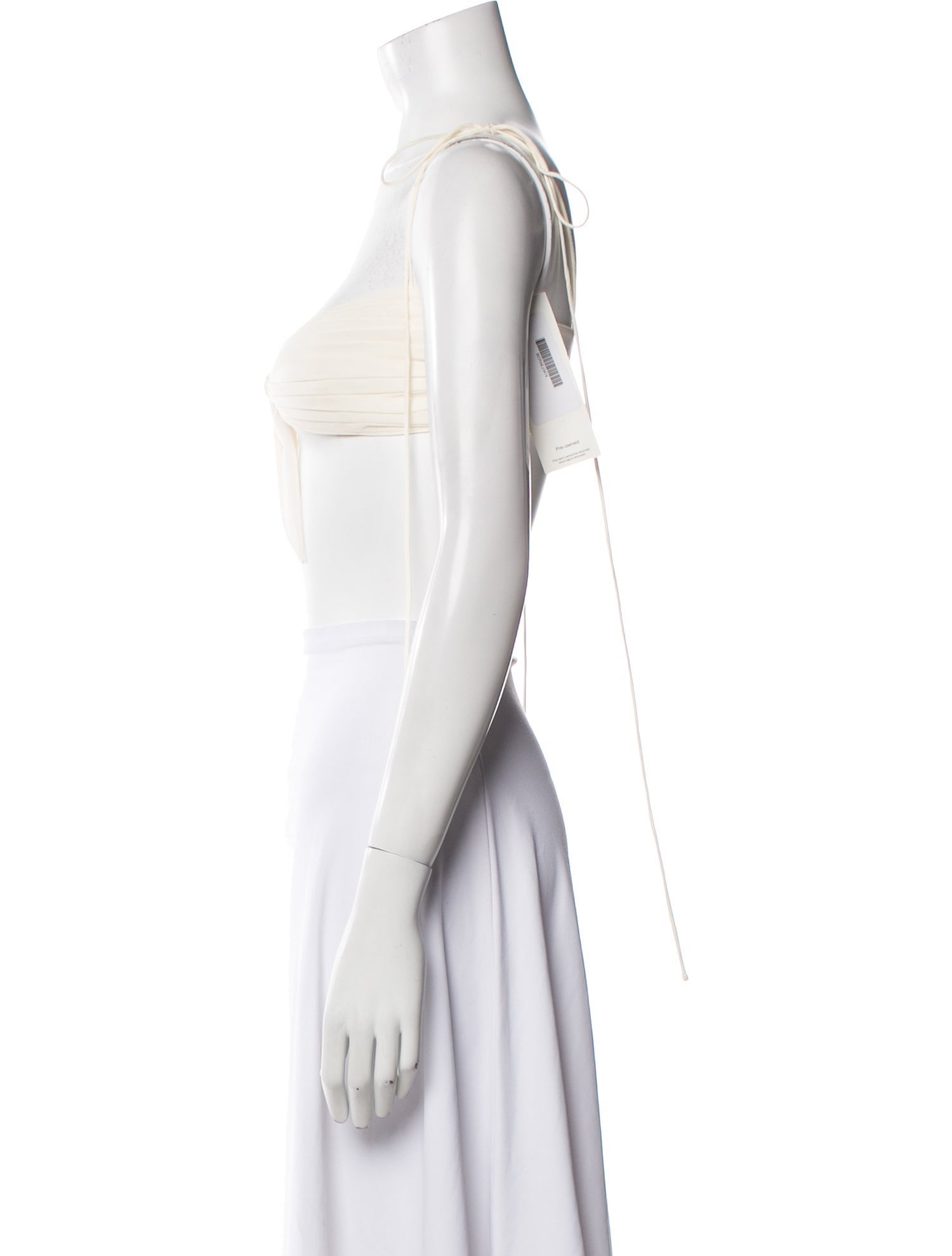 Orseund Iris Square Neckline Sleeveless Crop Top