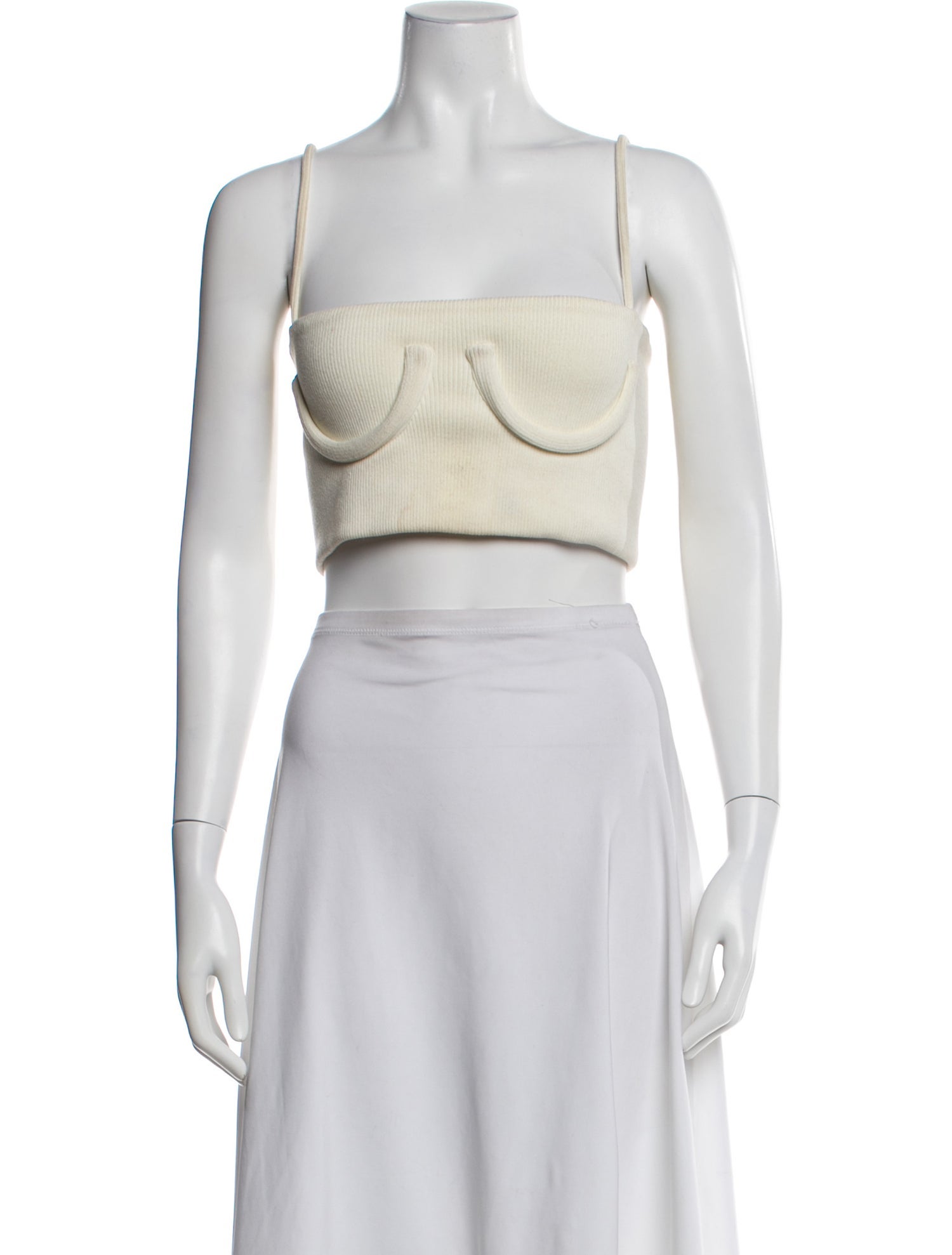 Orseund Iris Square Neckline Sleeveless Crop Top