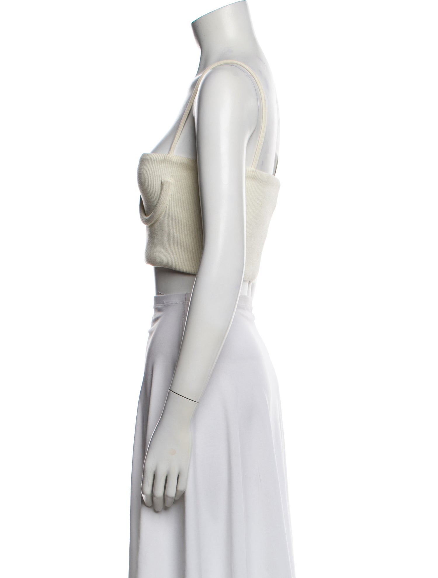 Orseund Iris Square Neckline Sleeveless Crop Top