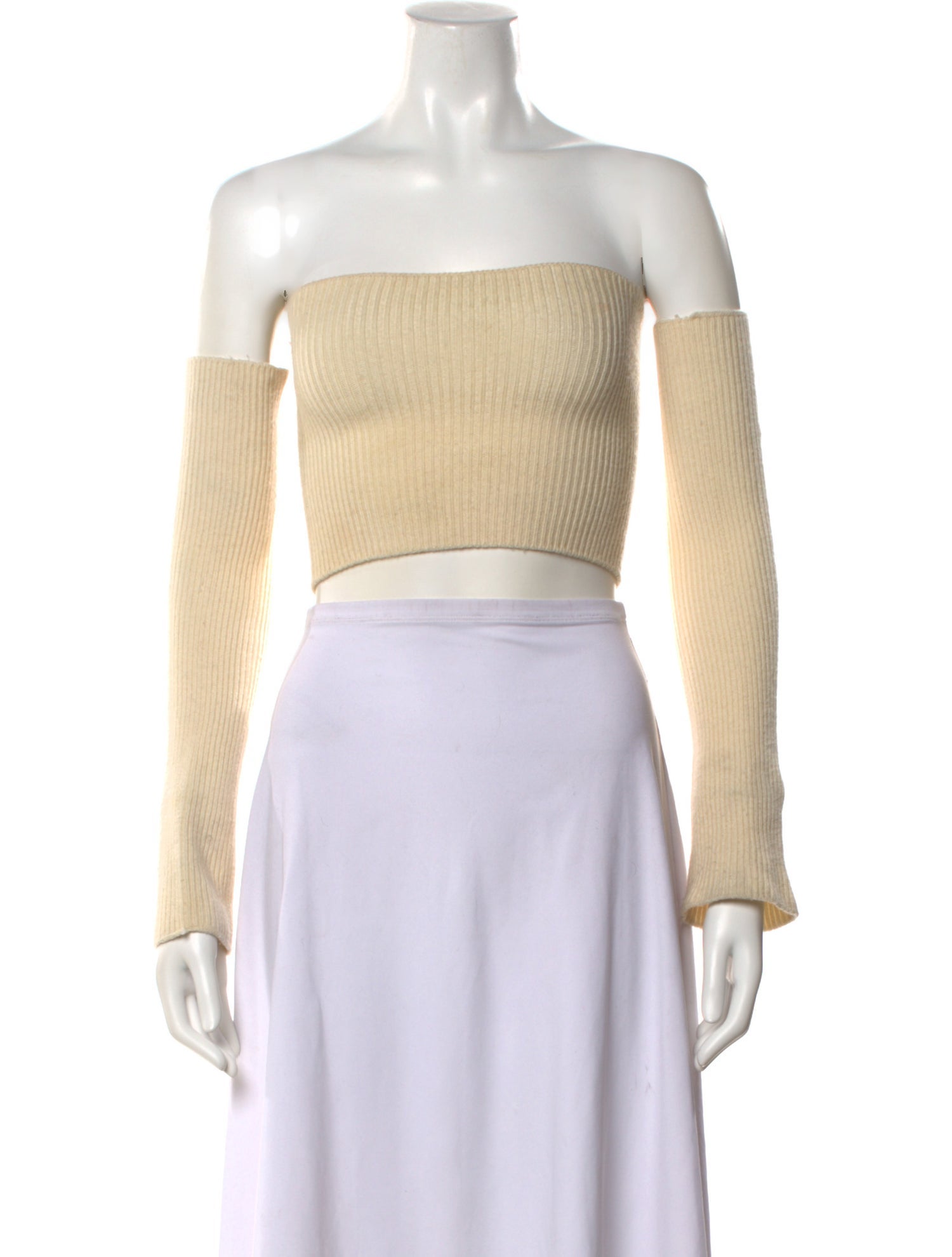 Orseund Iris Merino Wool Off-The-Shoulder Sweater