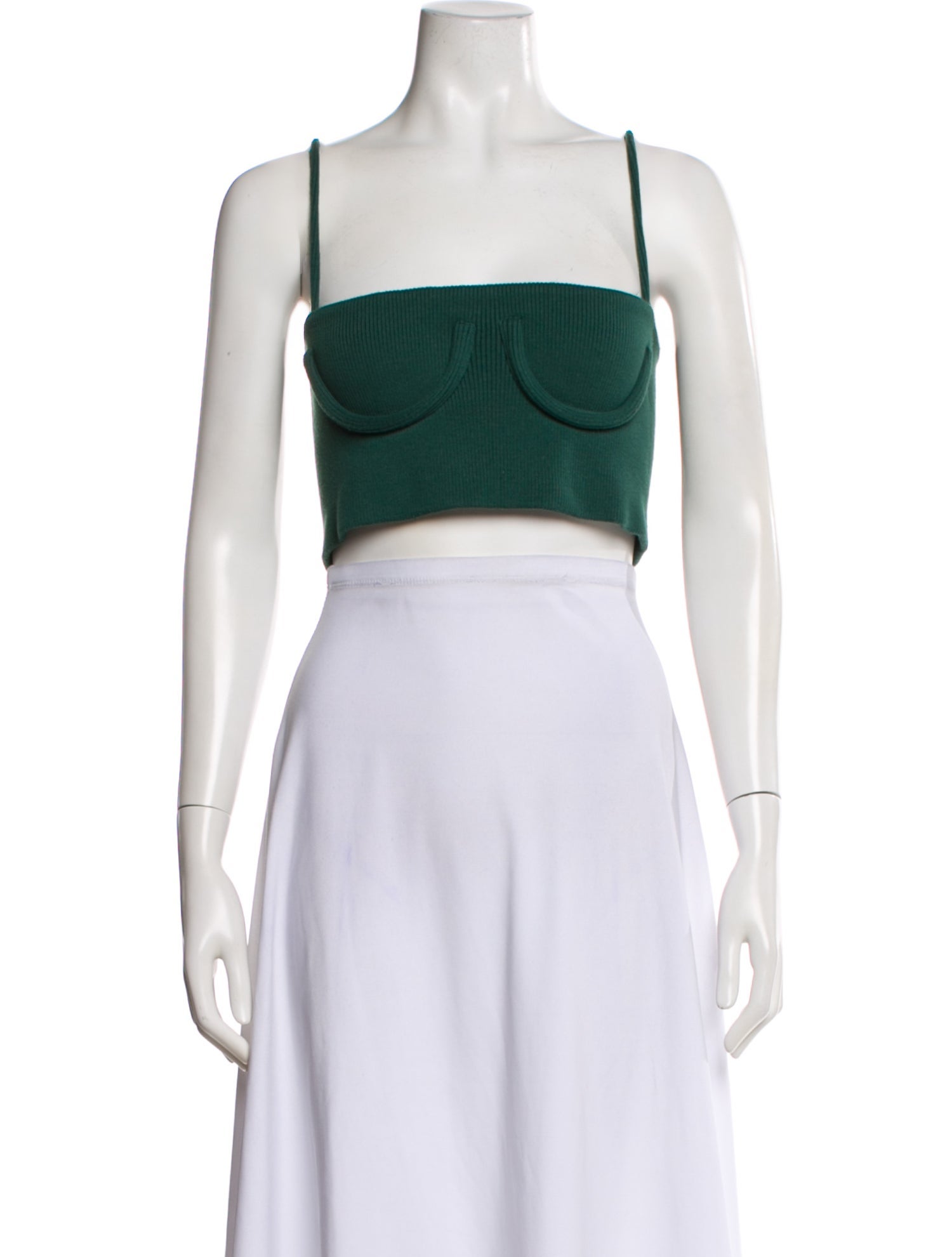 Orseund Iris Square Neckline Sleeveless Crop Top