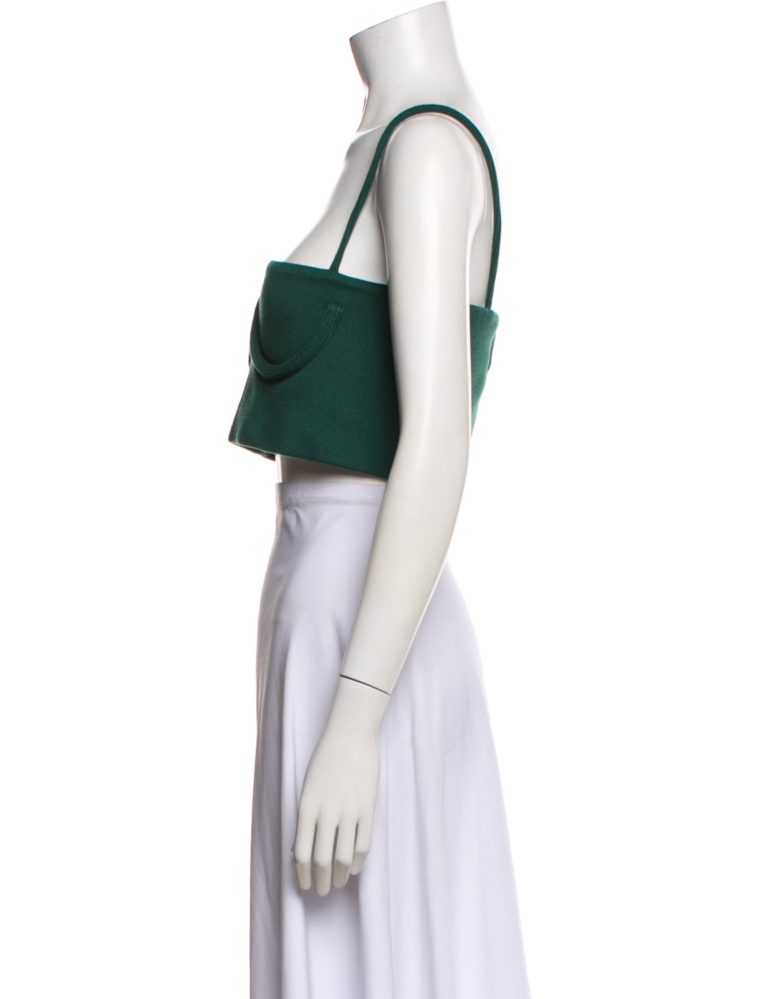 Orseund Iris Square Neckline Sleeveless Crop Top
