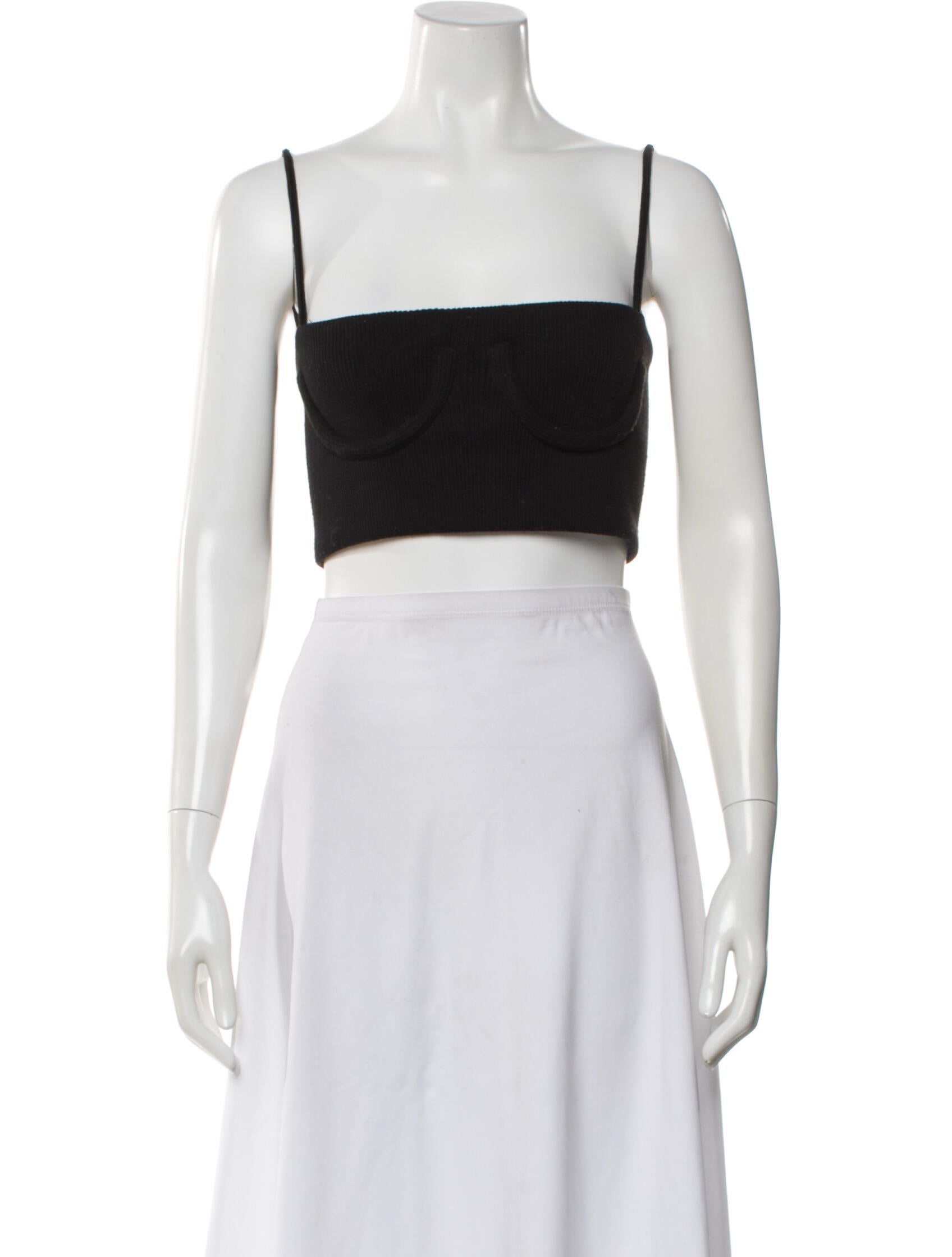 Orseund Iris Square Neckline Sleeveless Crop Top