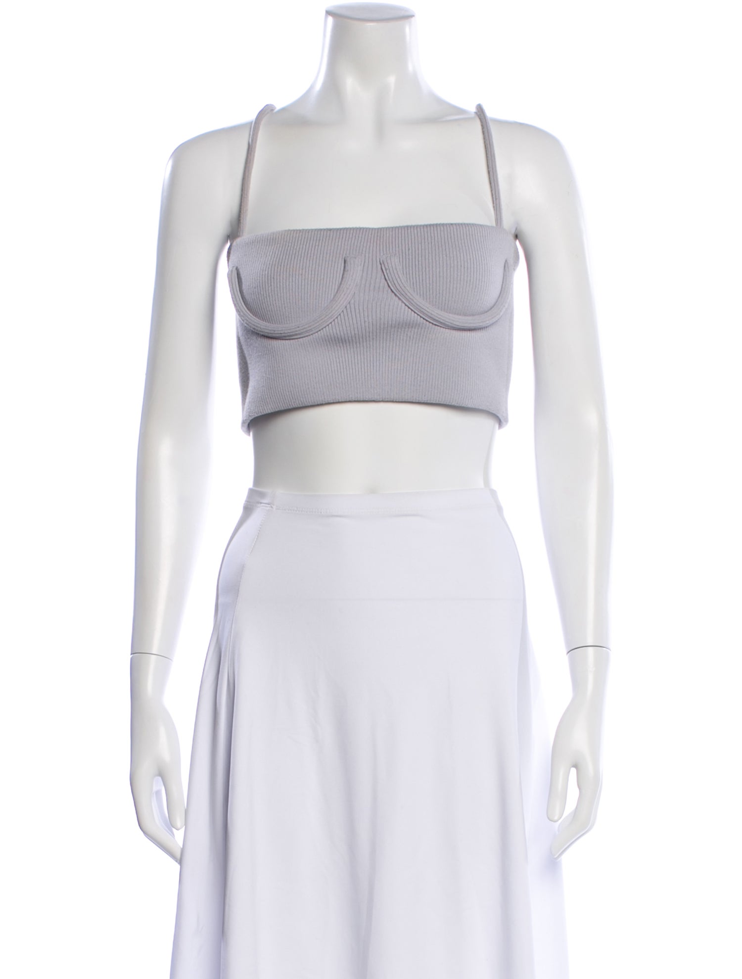 Orseund Iris Square Neckline Sleeveless Crop Top