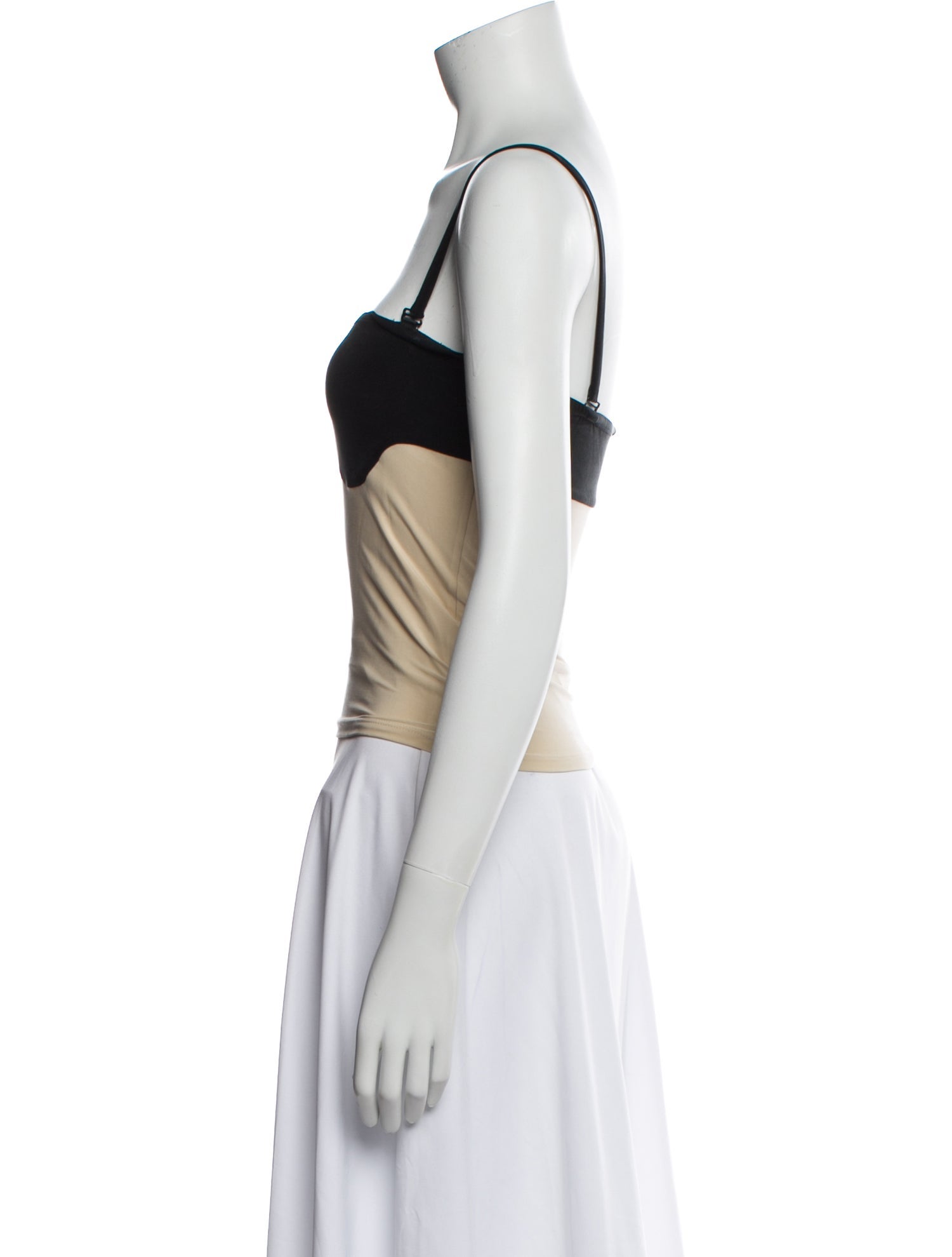 Orseund Iris Colorblock Pattern Strapless Top