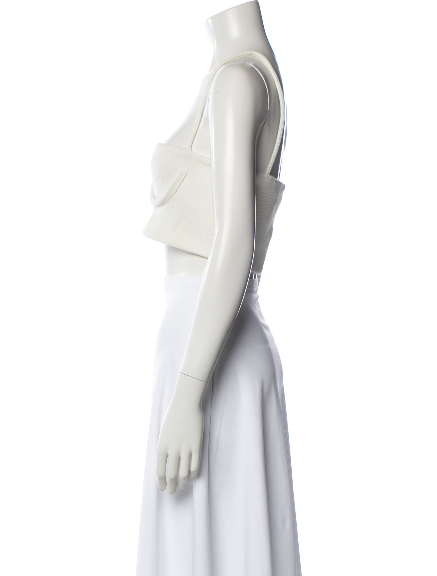 Orseund Iris Strapless Crop Top