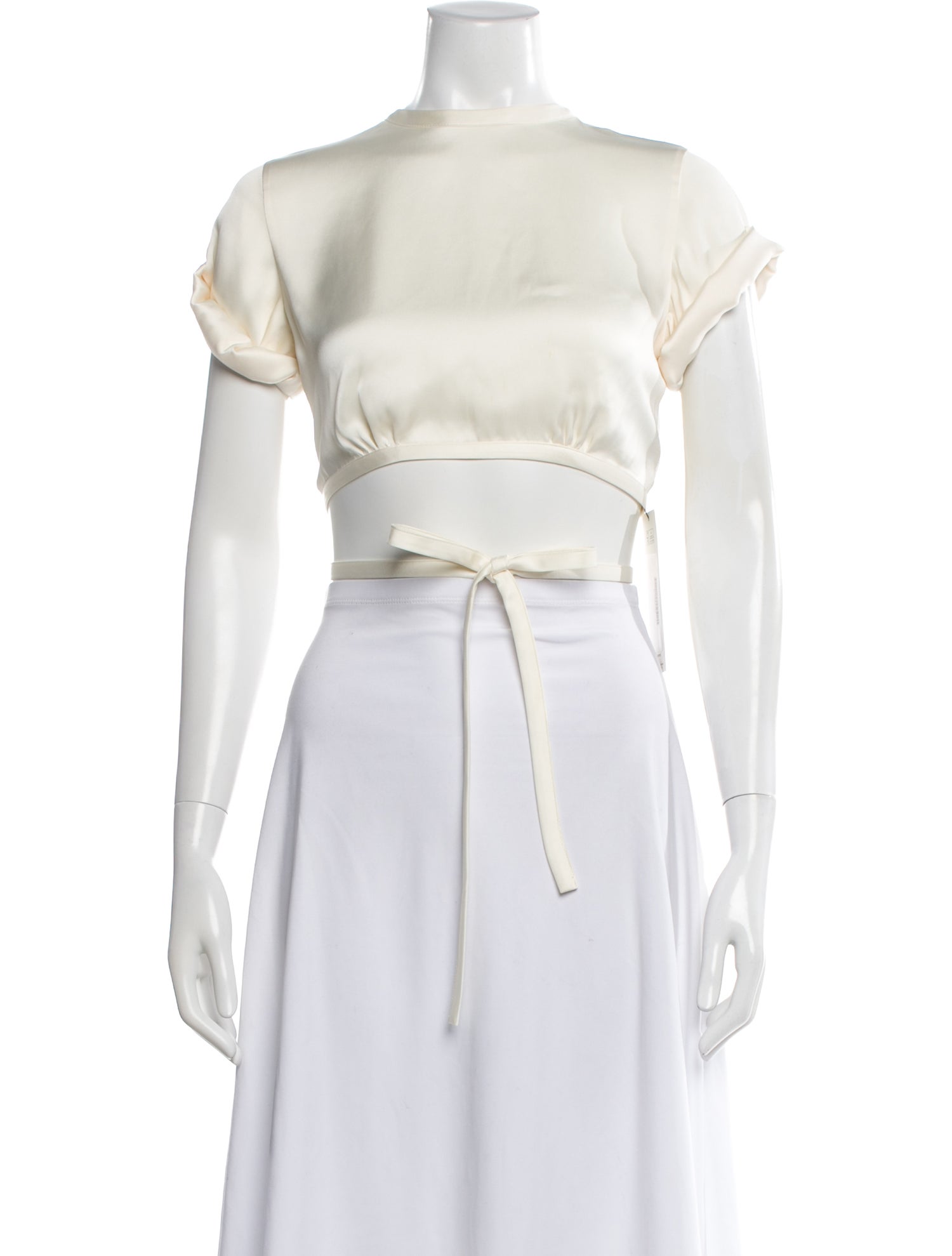 Orseund Iris Crew Neck Short Sleeve Crop Top