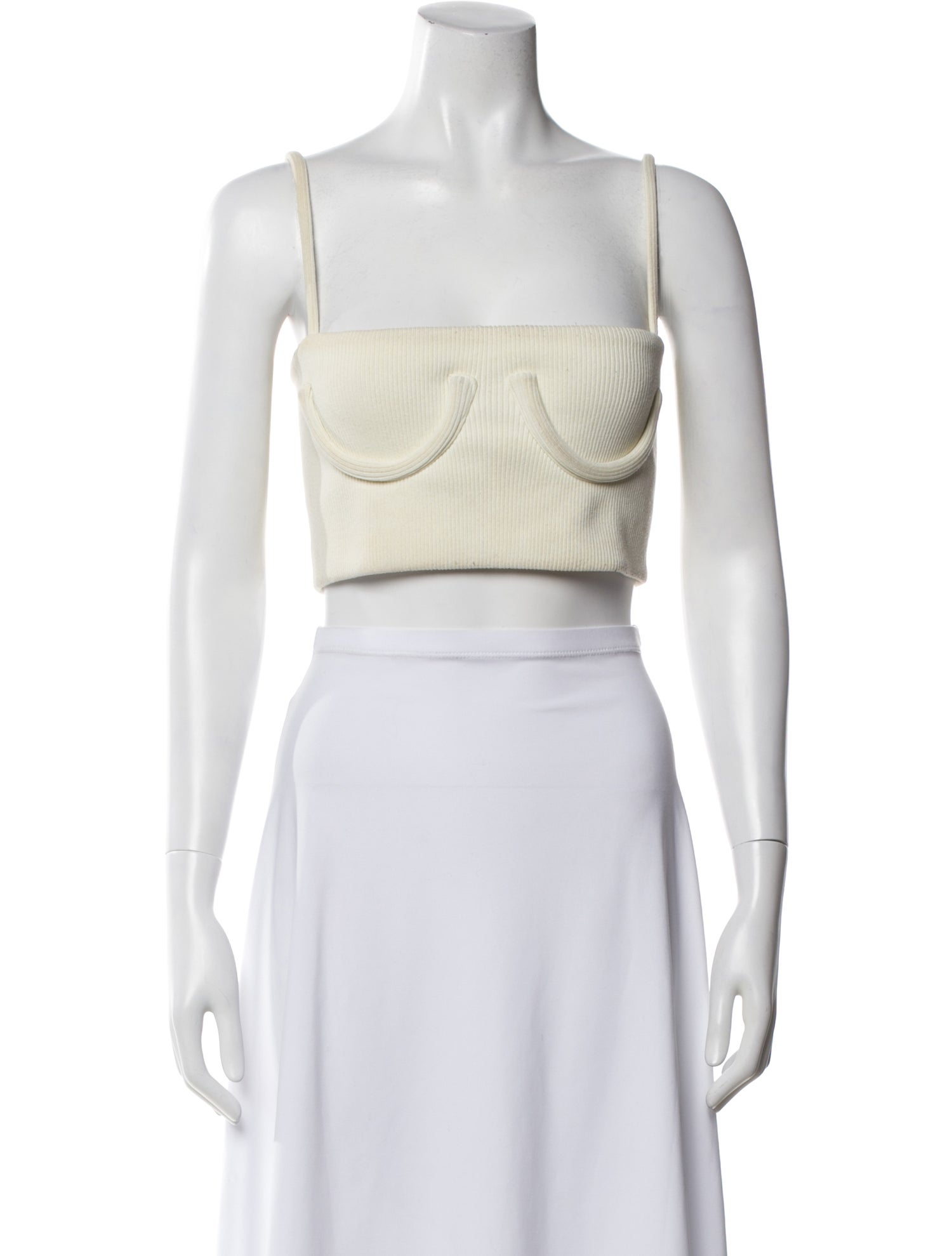Orseund Iris Square Neckline Sleeveless Crop Top