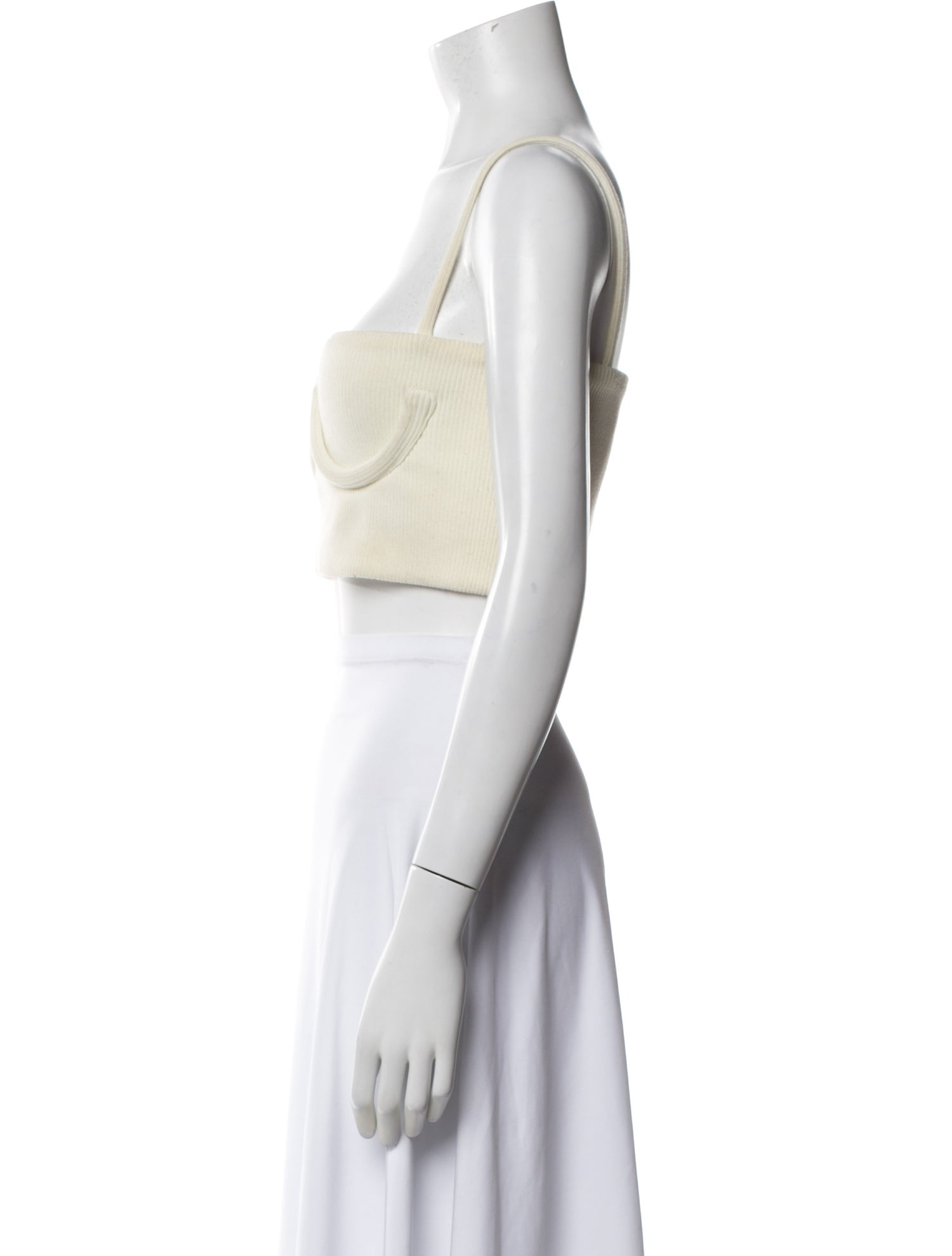 Orseund Iris Square Neckline Sleeveless Crop Top