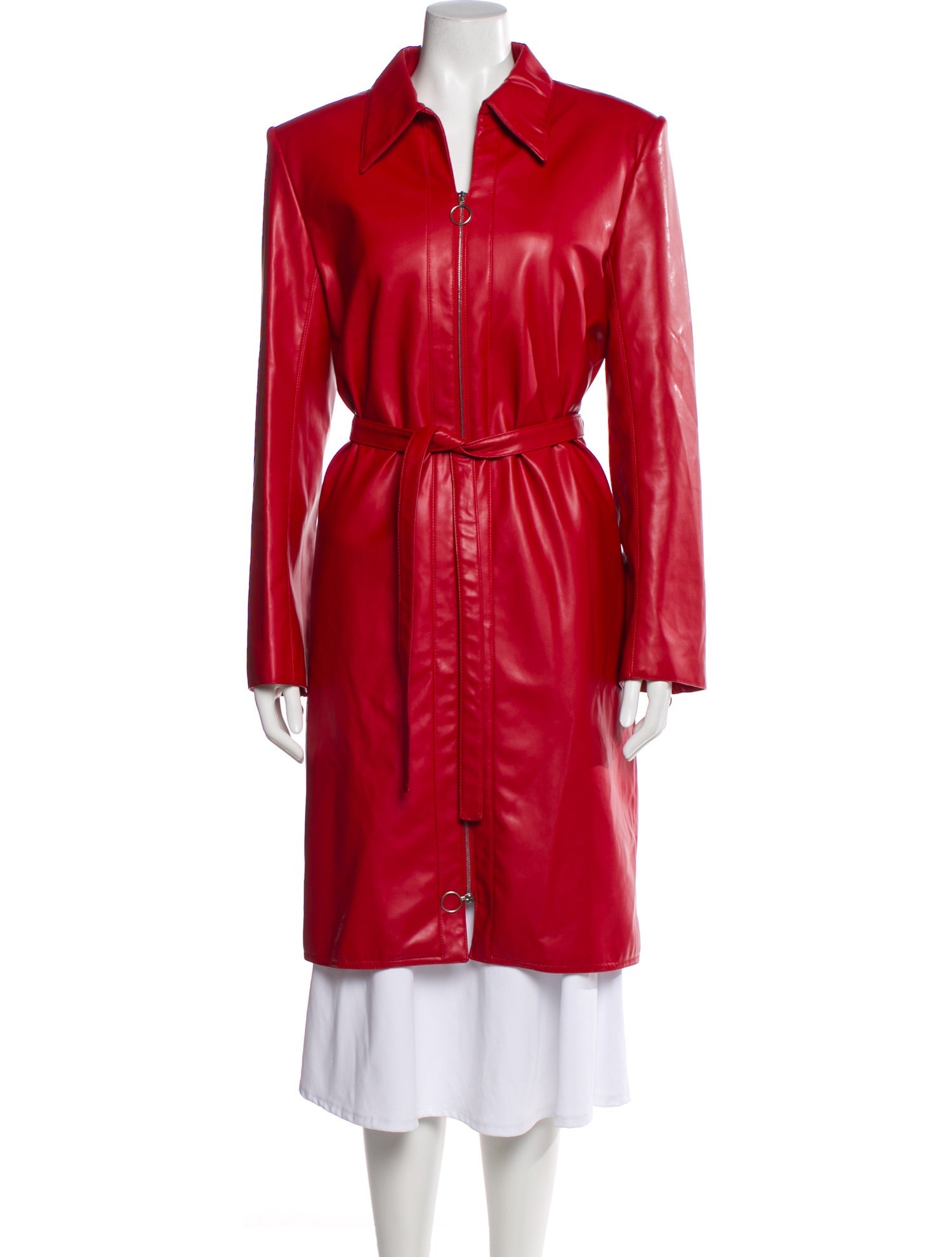 Orseund Iris Vegan Leather Trench Coat