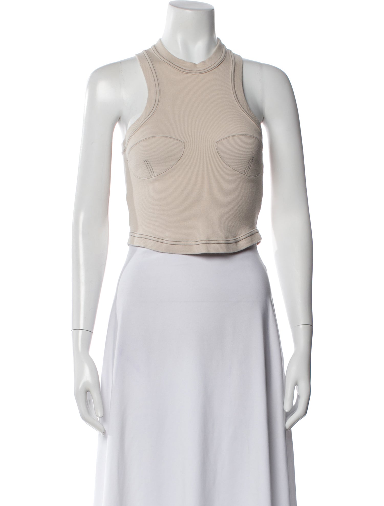 Orseund Iris Crew Neck Sleeveless Crop Top