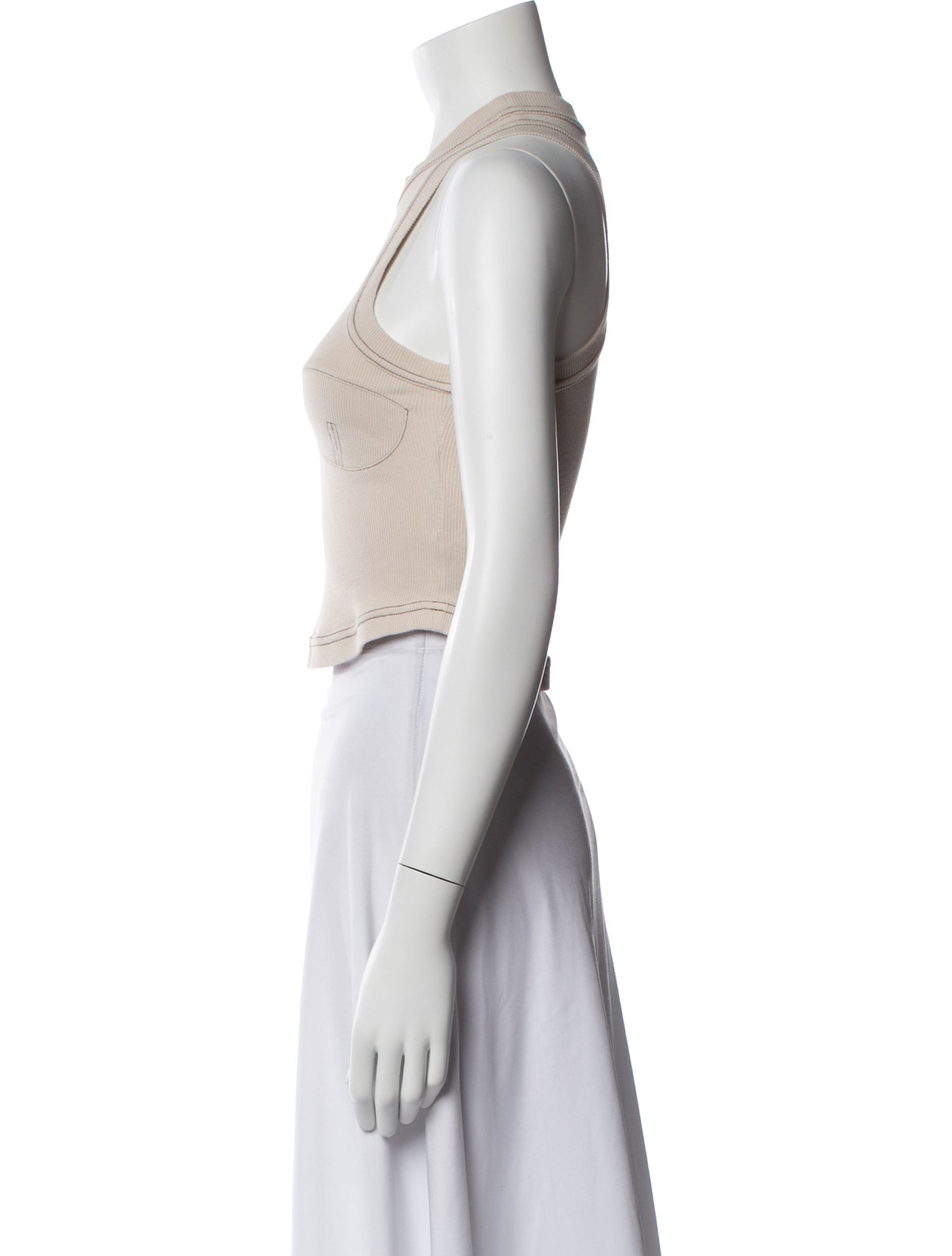 Orseund Iris Crew Neck Sleeveless Crop Top