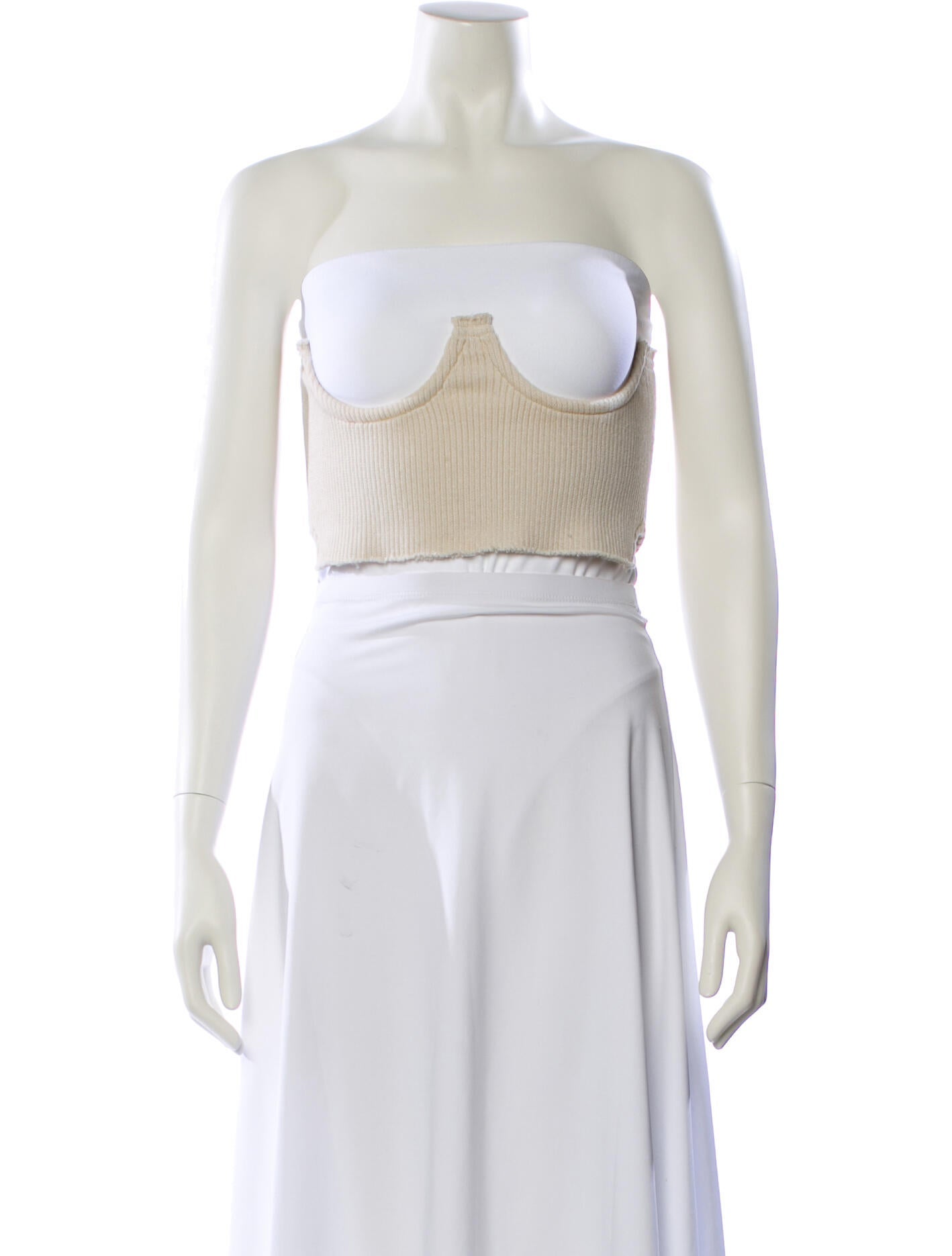 Orseund Iris Strapless Crop Top