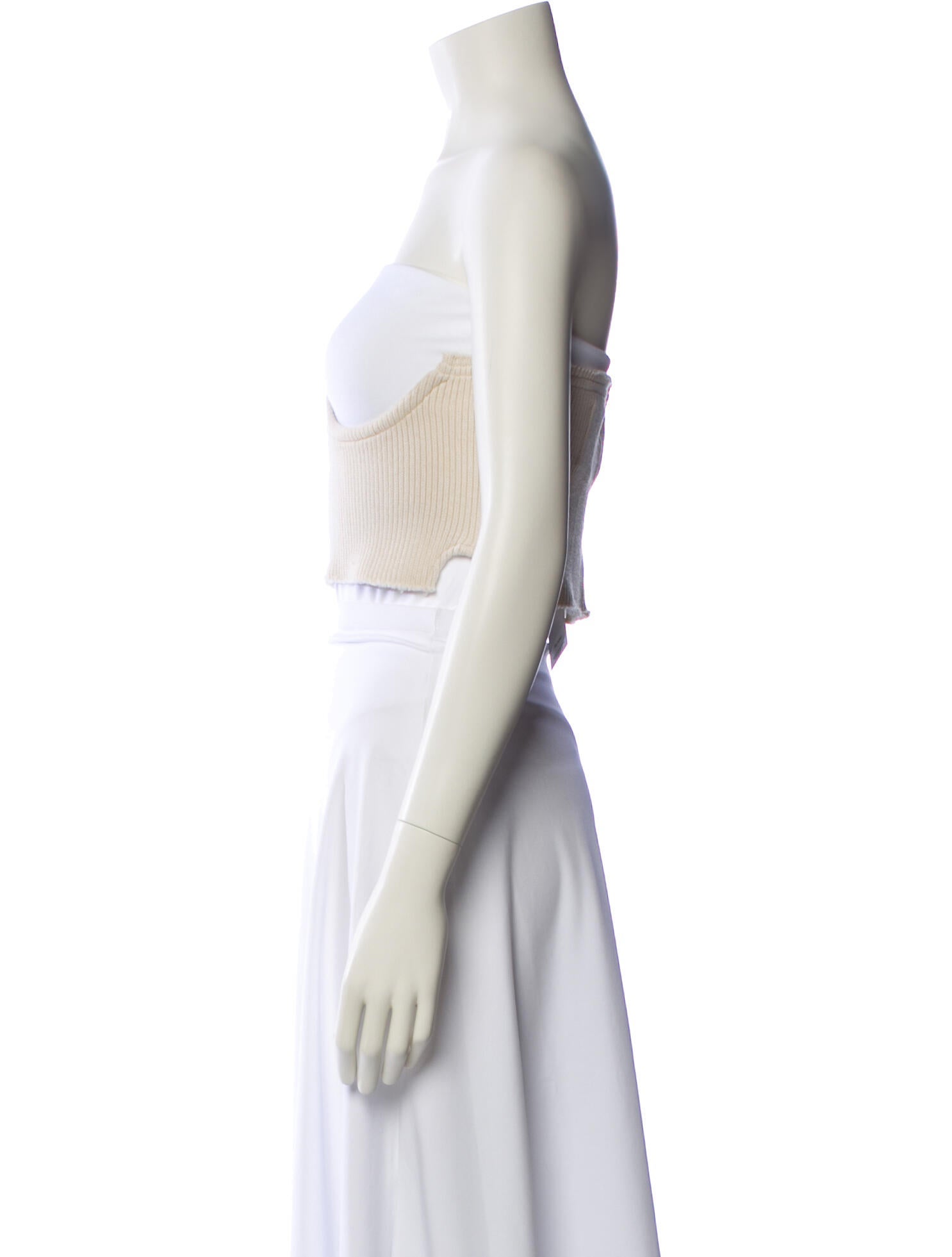 Orseund Iris Strapless Crop Top