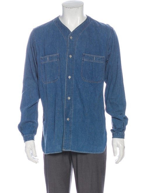 orSlow Long Sleeve Denim Shirt Denim