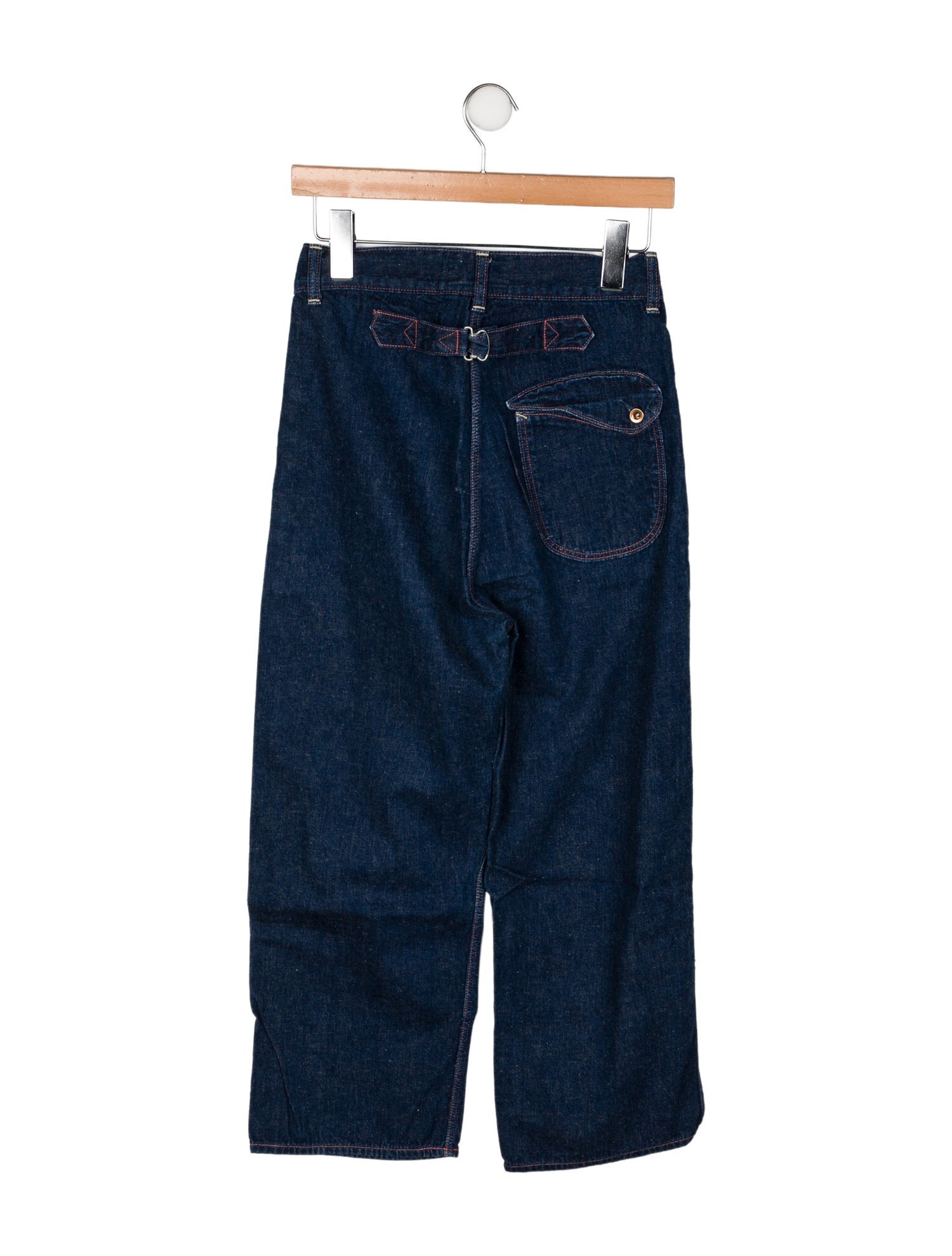 orSlow High-Rise Wide Leg Jeans