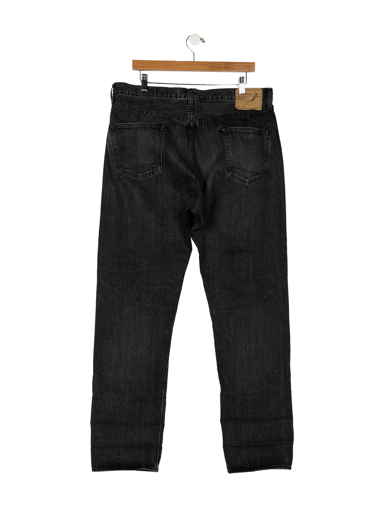 orSlow High-Rise Straight Leg Jeans