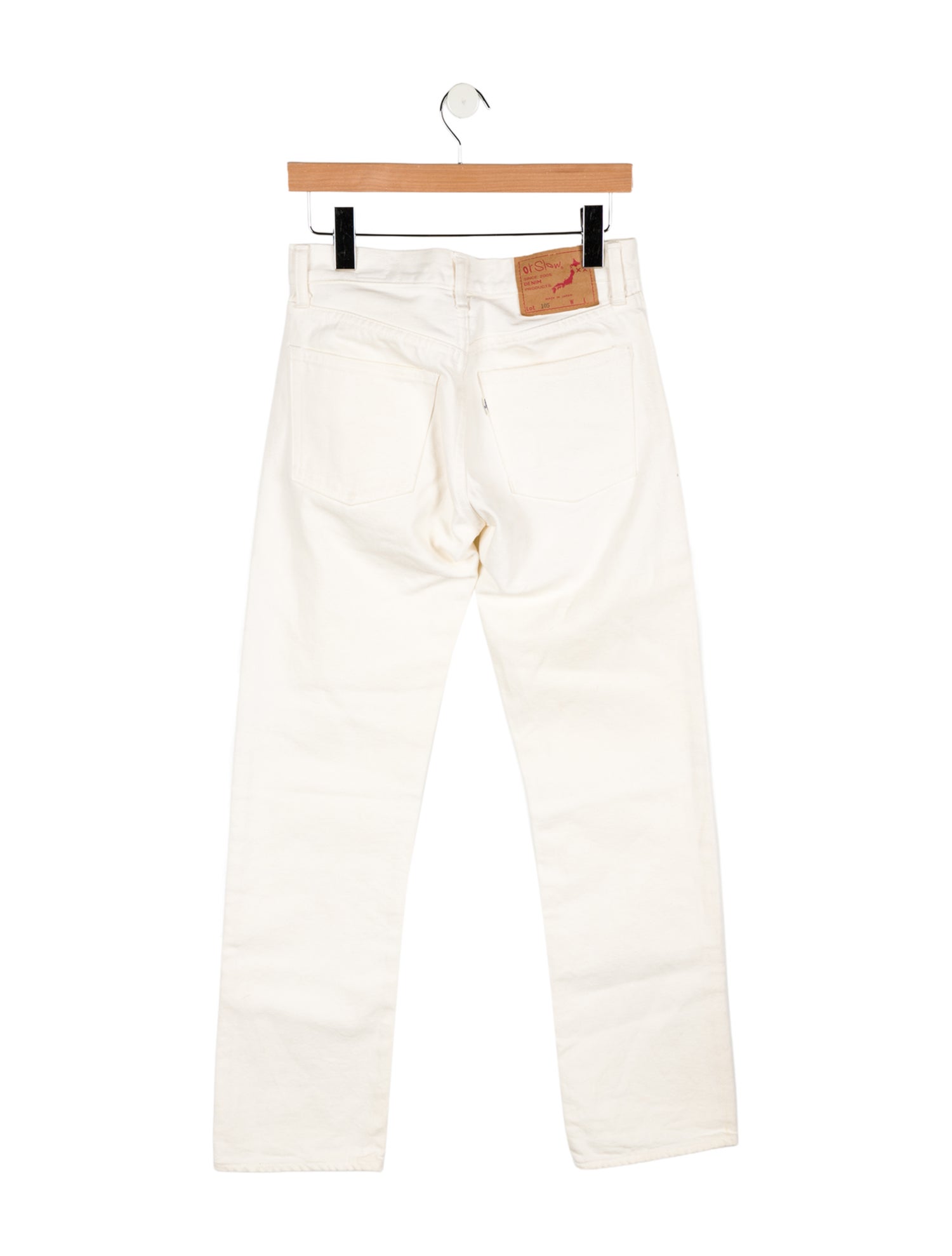 orSlow Mid-Rise Straight Leg Jeans