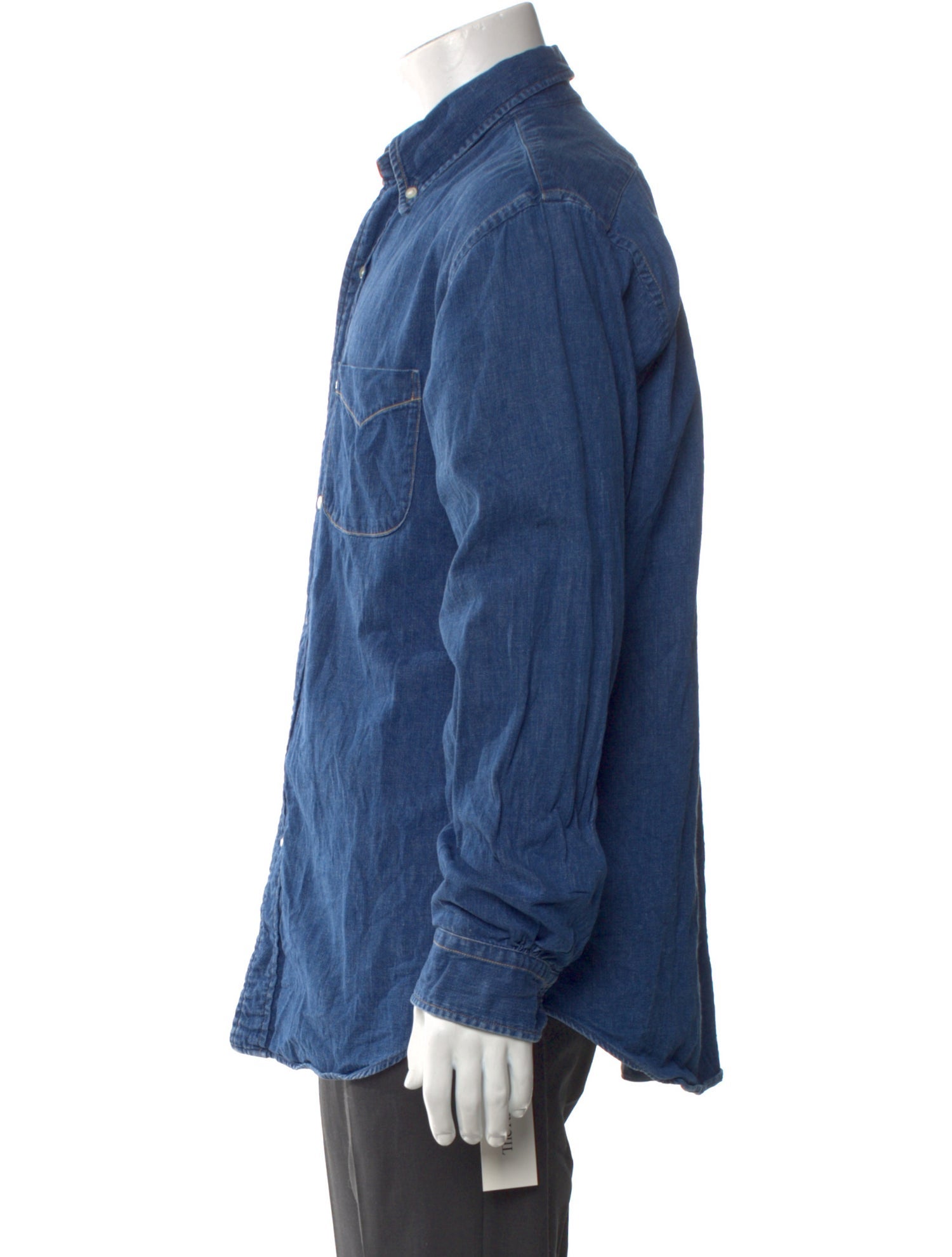 orSlow Long Sleeve Denim Shirt