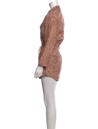 Overlover Linen Printed Romper