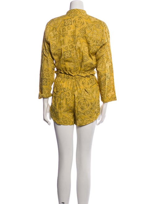 Overlover Linen Printed Romper