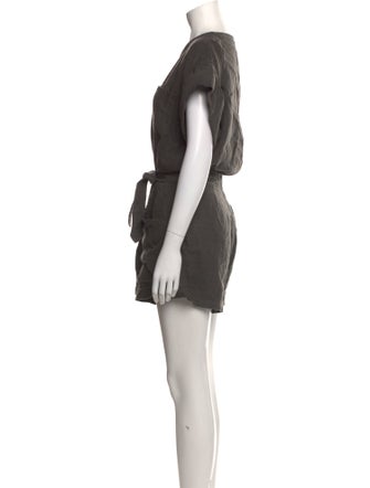 Overlover Linen V-Neck Romper