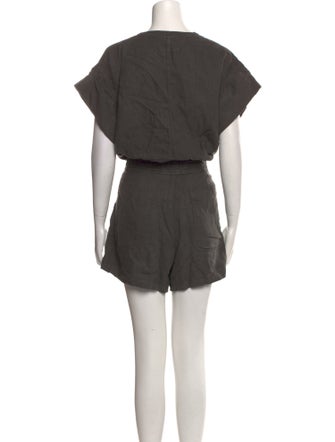 Overlover Linen V-Neck Romper