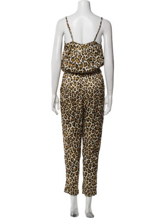 Overlover Silk Printed Jumpsuit