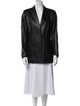 Oscar by Oscar de la Renta Leather Blazer