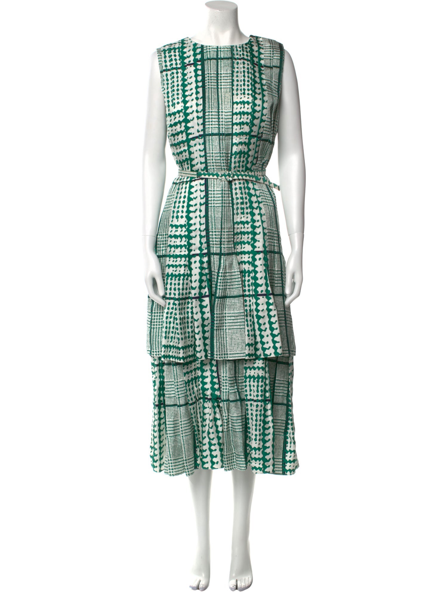 Oscar by Oscar de la Renta Silk Long Dress