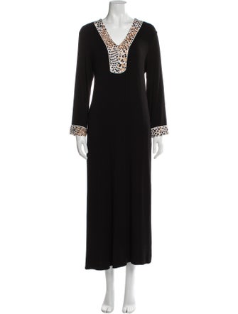 V-Neck Long Dress
