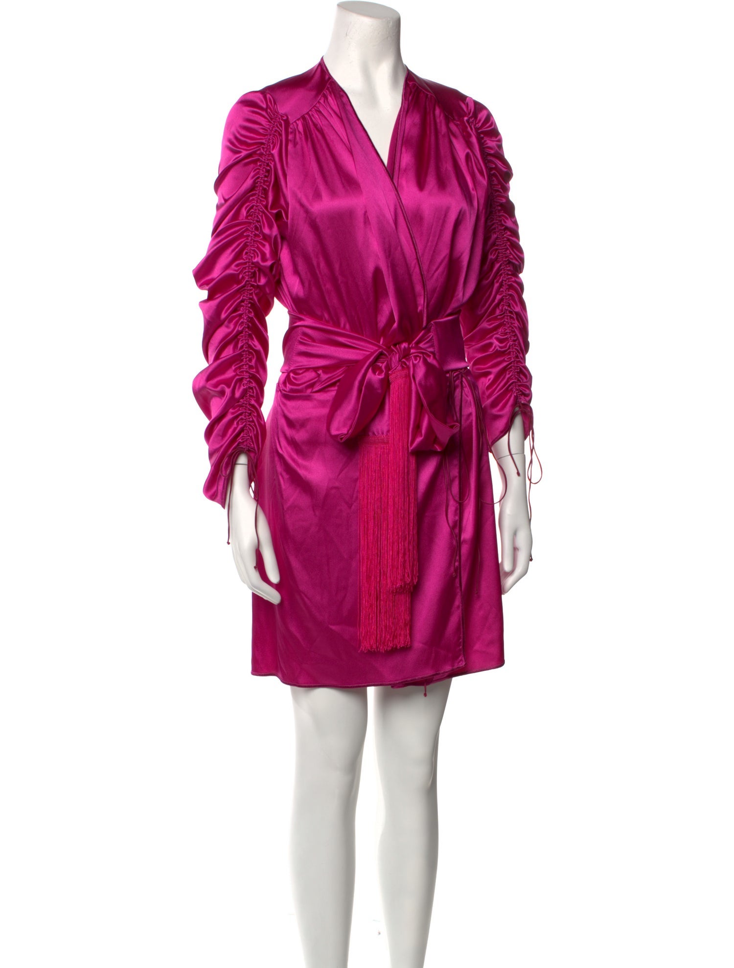 Oséree Silk Knee-Length Dress