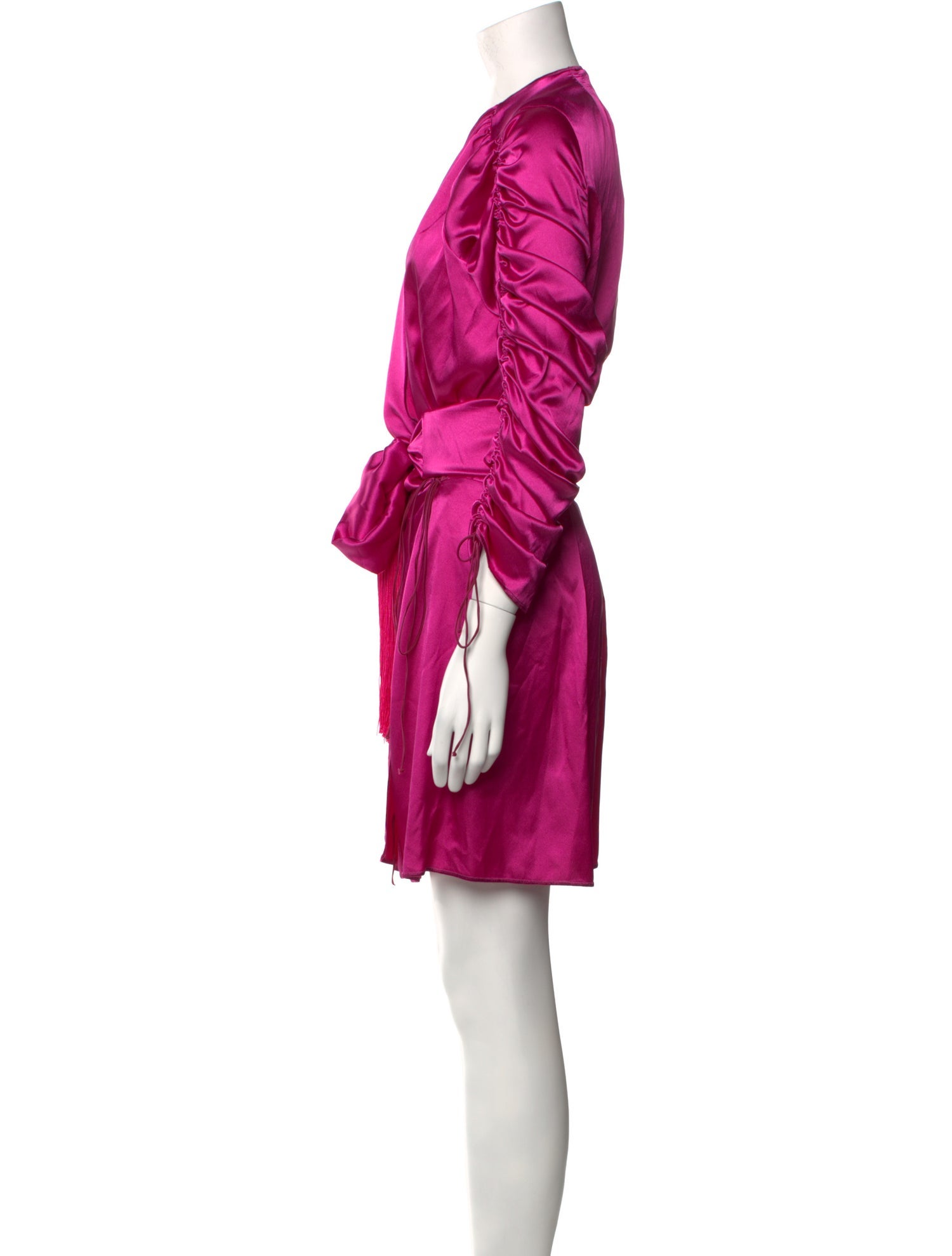 Oséree Silk Knee-Length Dress