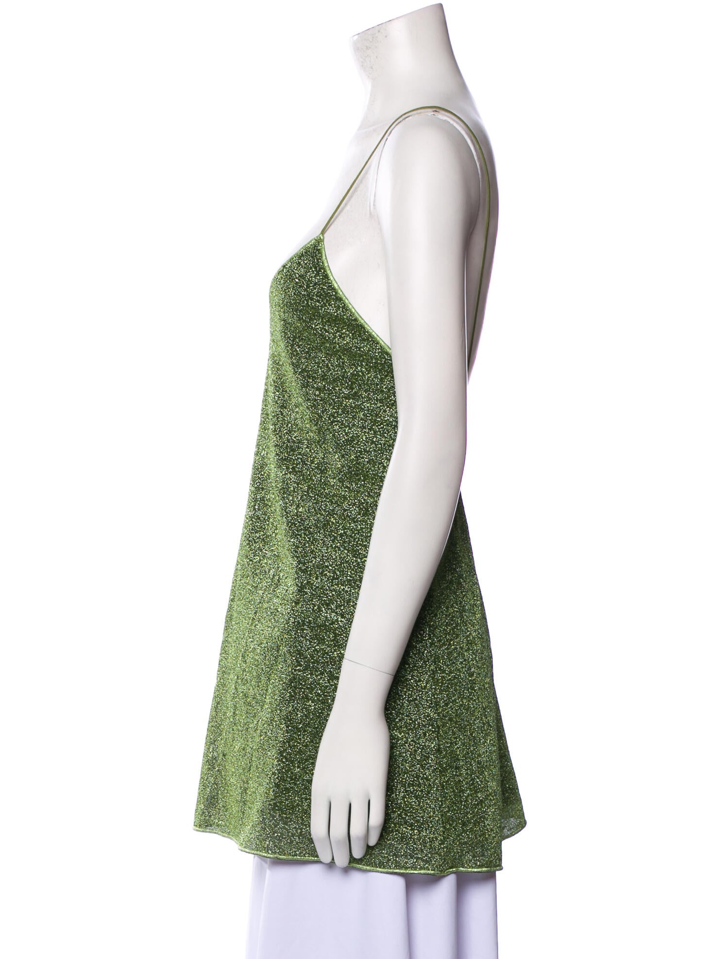 Oséree Printed Scoop Neck Top