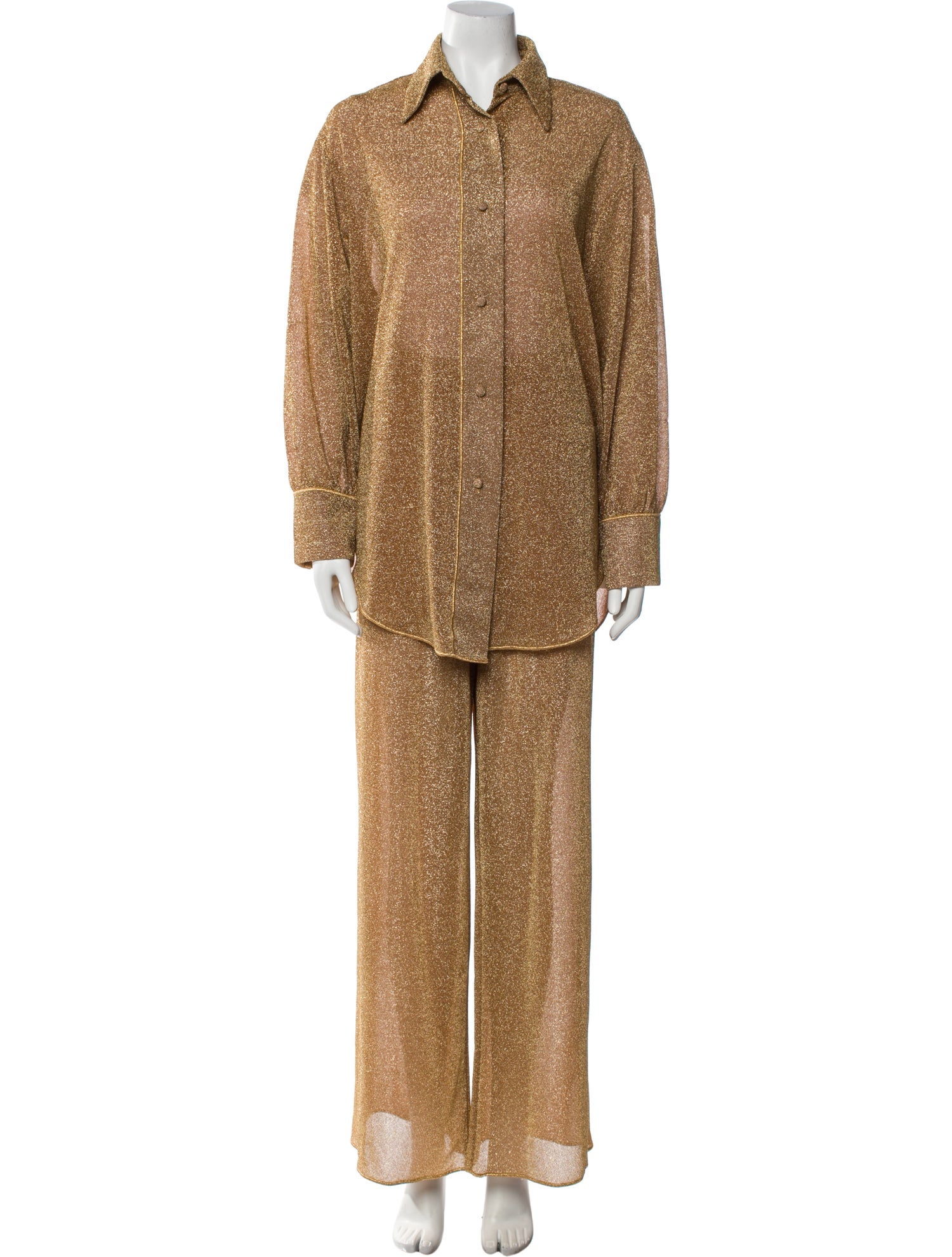 Oséree Glitter Accents Pant Set