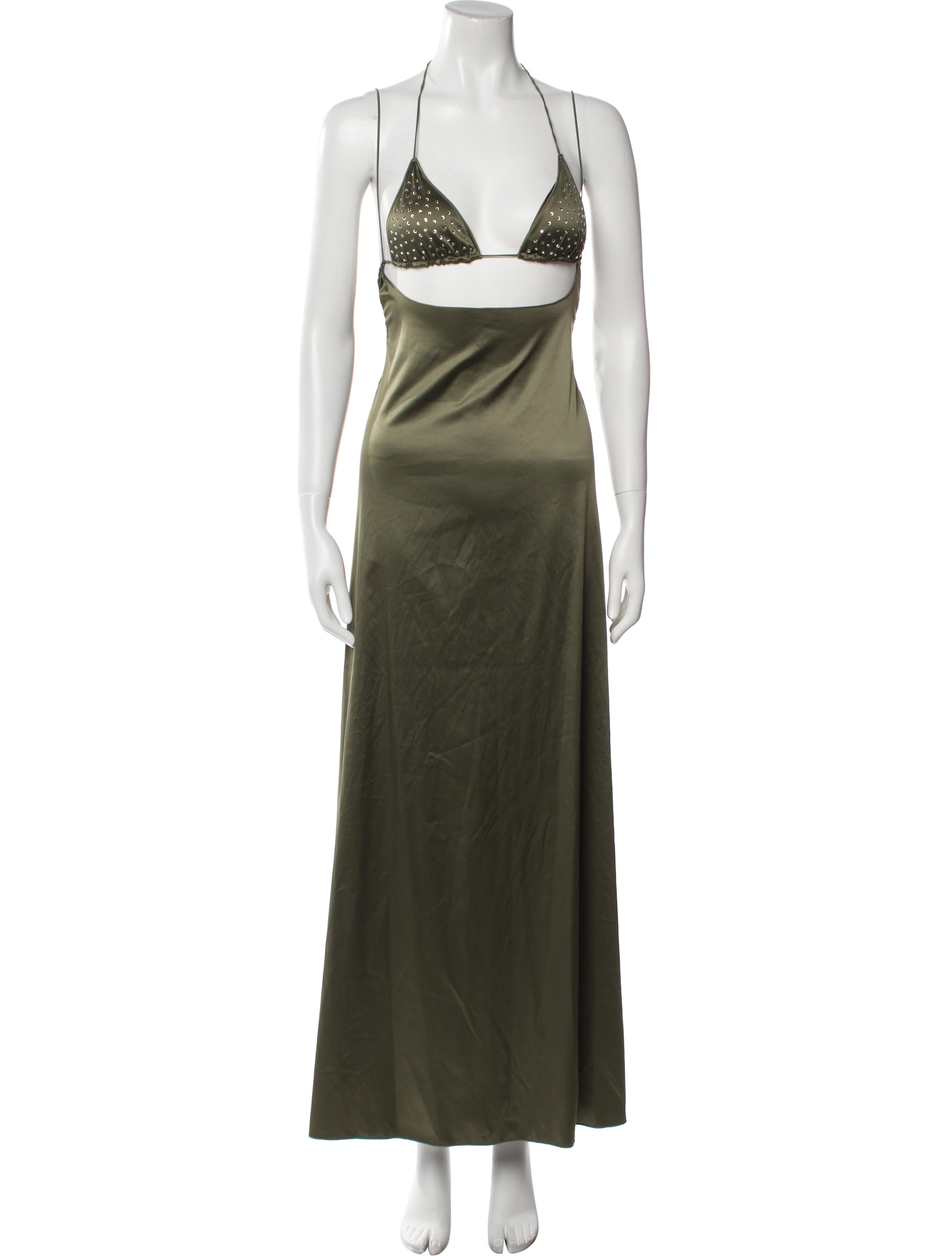 Oséree Halterneck Long Dress