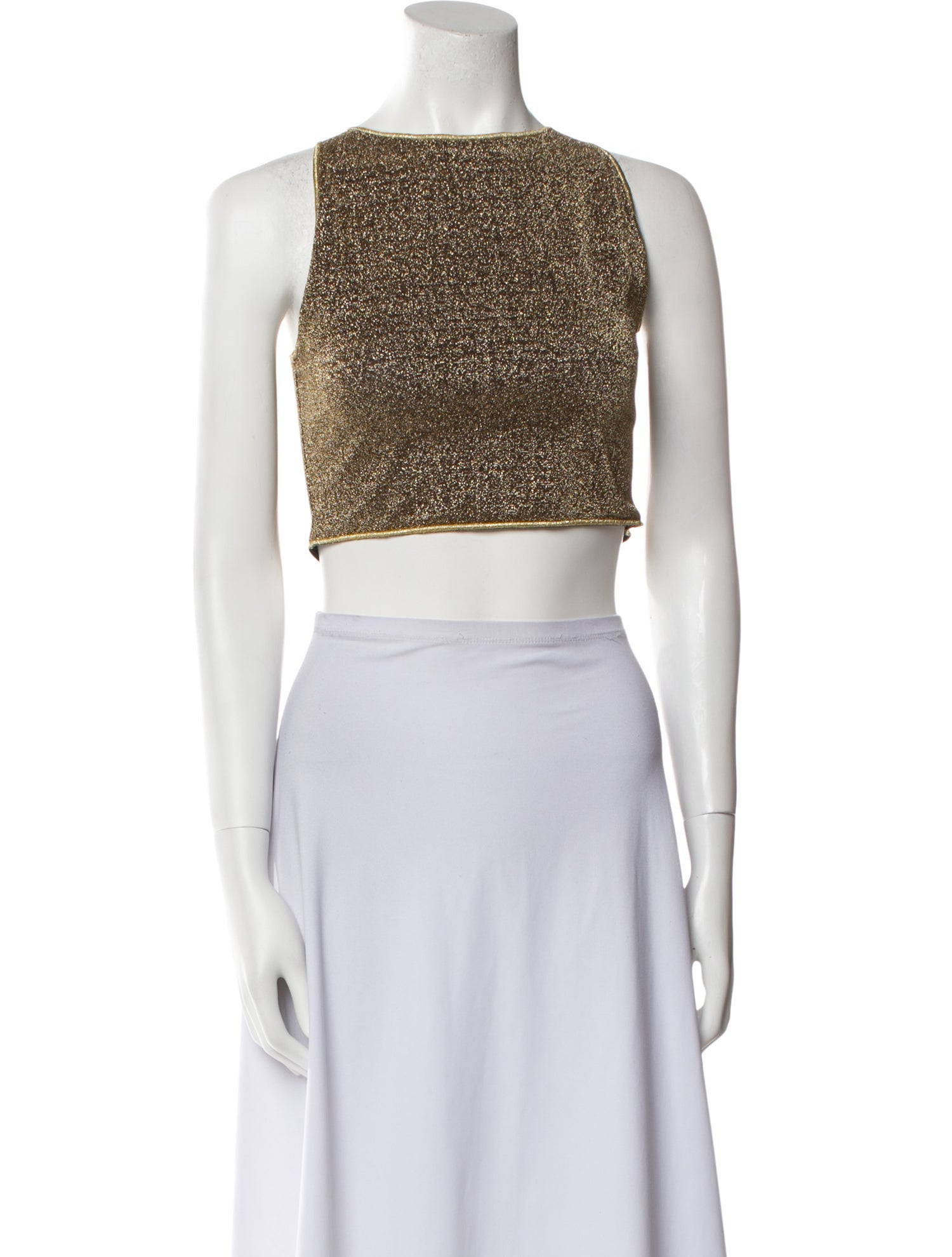 Oséree Square Neckline Sleeveless Crop Top w/ Tags