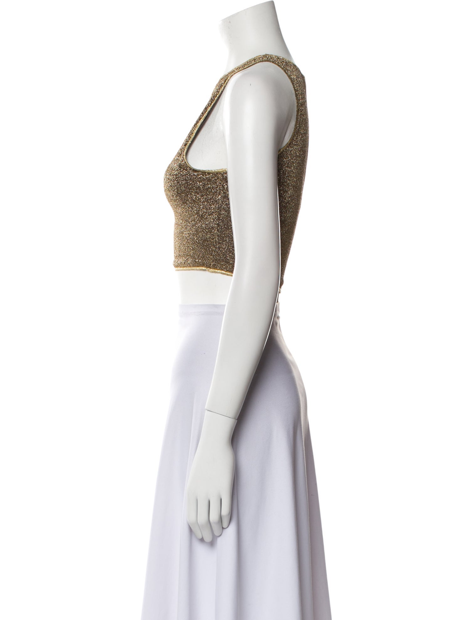 Oséree Square Neckline Sleeveless Crop Top w/ Tags