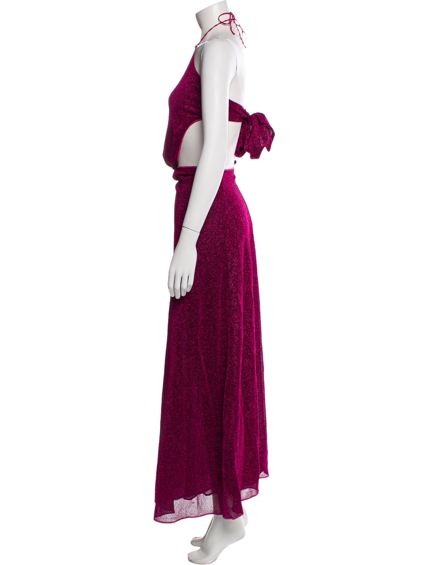 Oséree Halterneck Long Dress