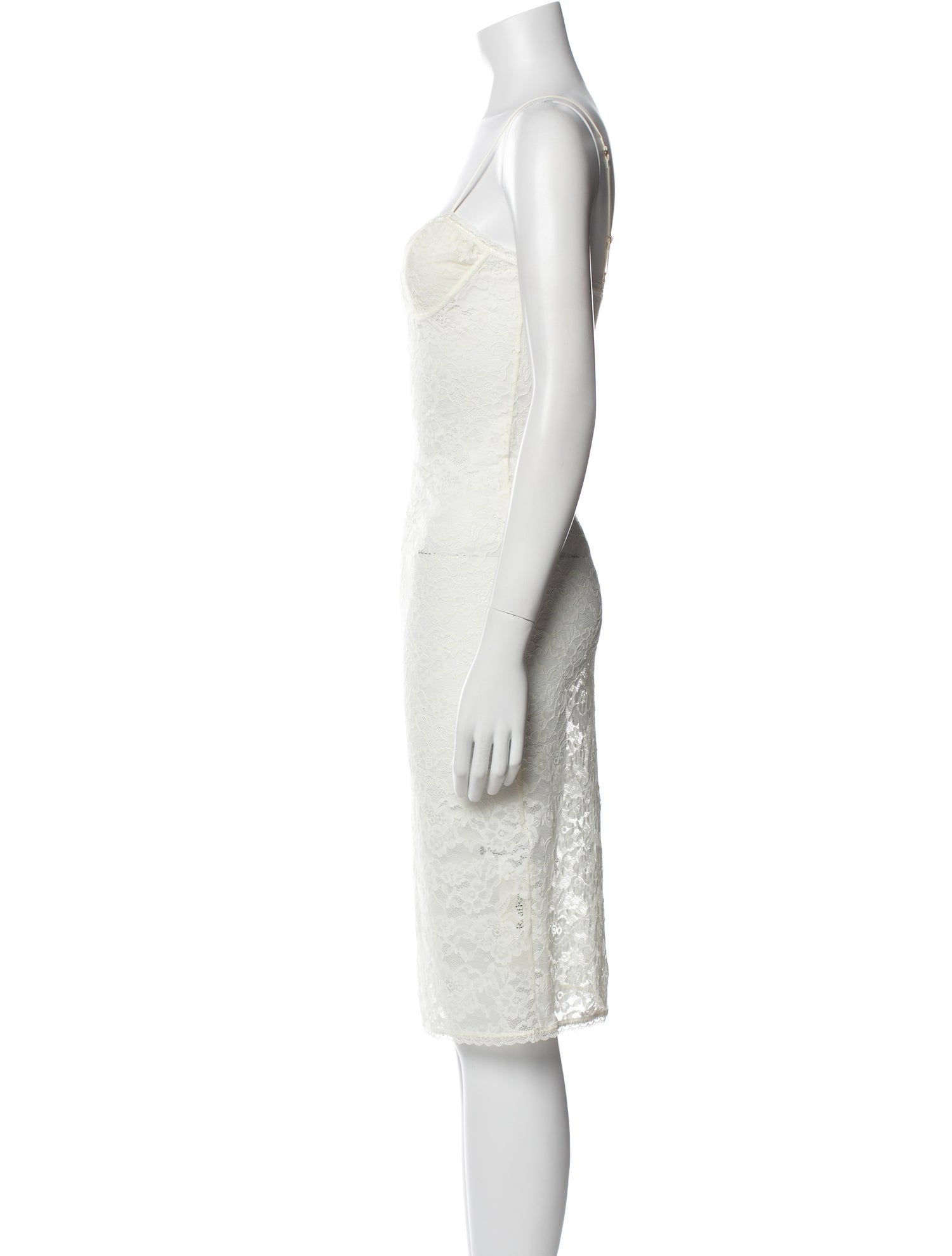 Oséree Square Neckline Knee-Length Dress