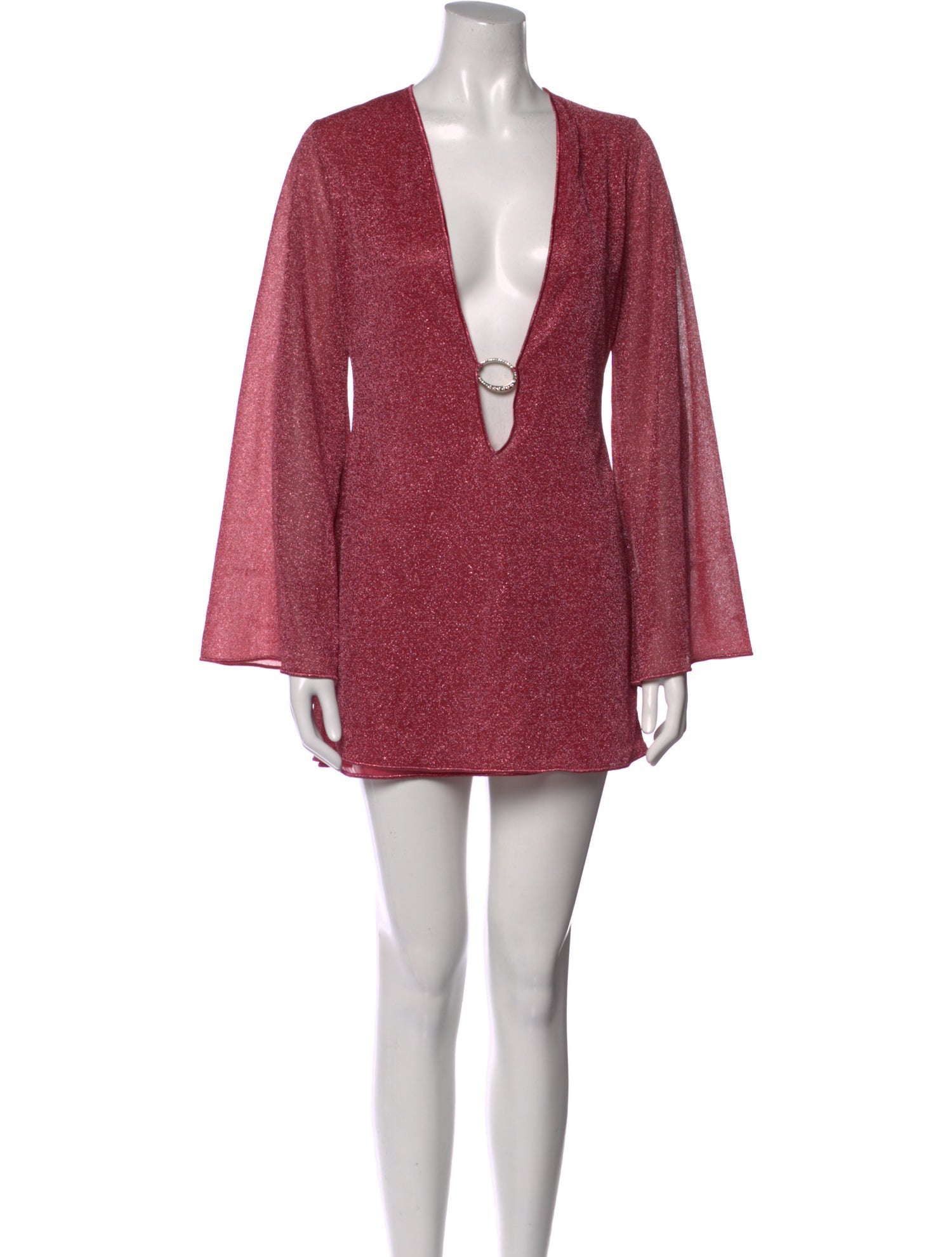 Oséree V-Neck Mini Dress