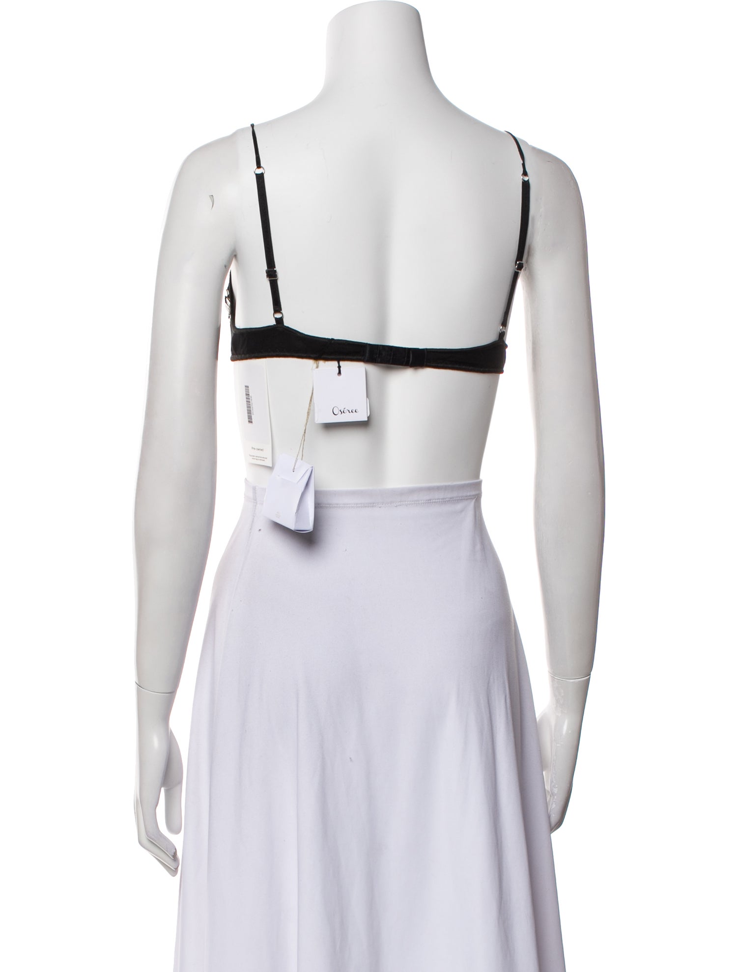 Oséree Square Neckline Sleeveless Crop Top w/ Tags