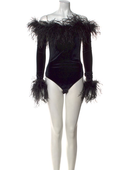 Oséree Off-The-Shoulder Long Sleeve Bodysuit